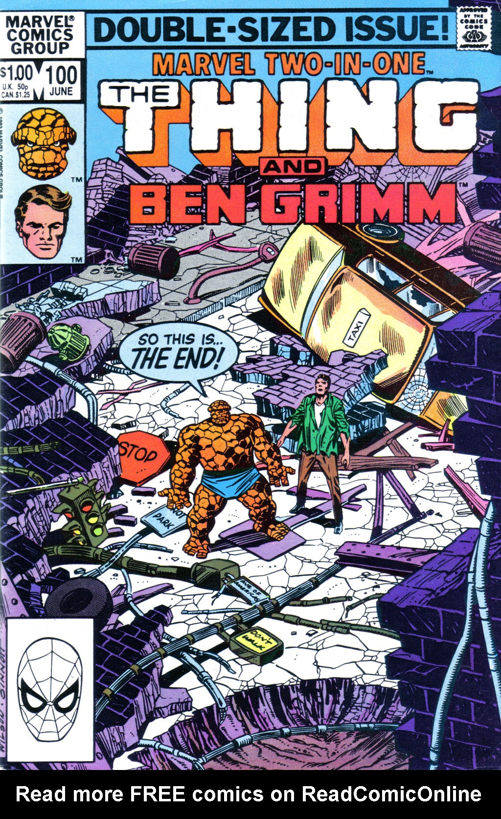 Read online Marvel Two-In-One comic -  Issue #100 - 1