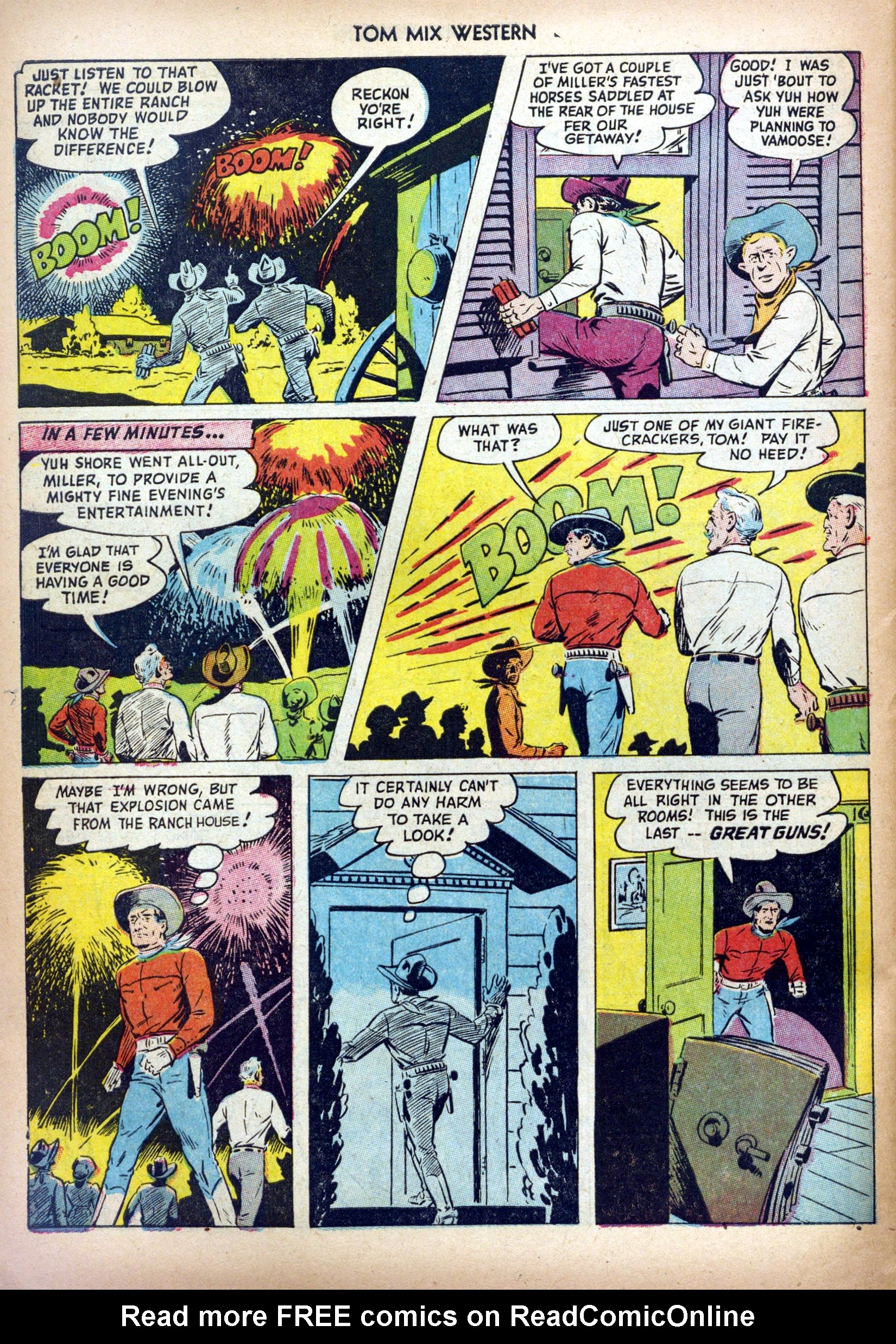 Read online Tom Mix Western (1948) comic -  Issue #58 - 30