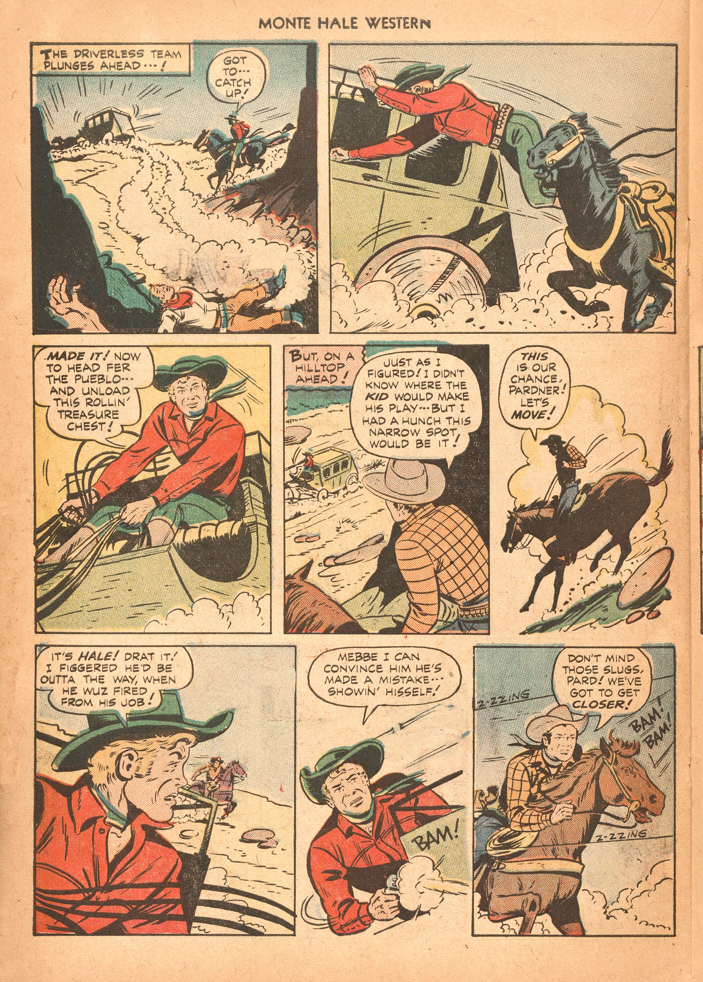 Read online Monte Hale Western comic -  Issue #37 - 20