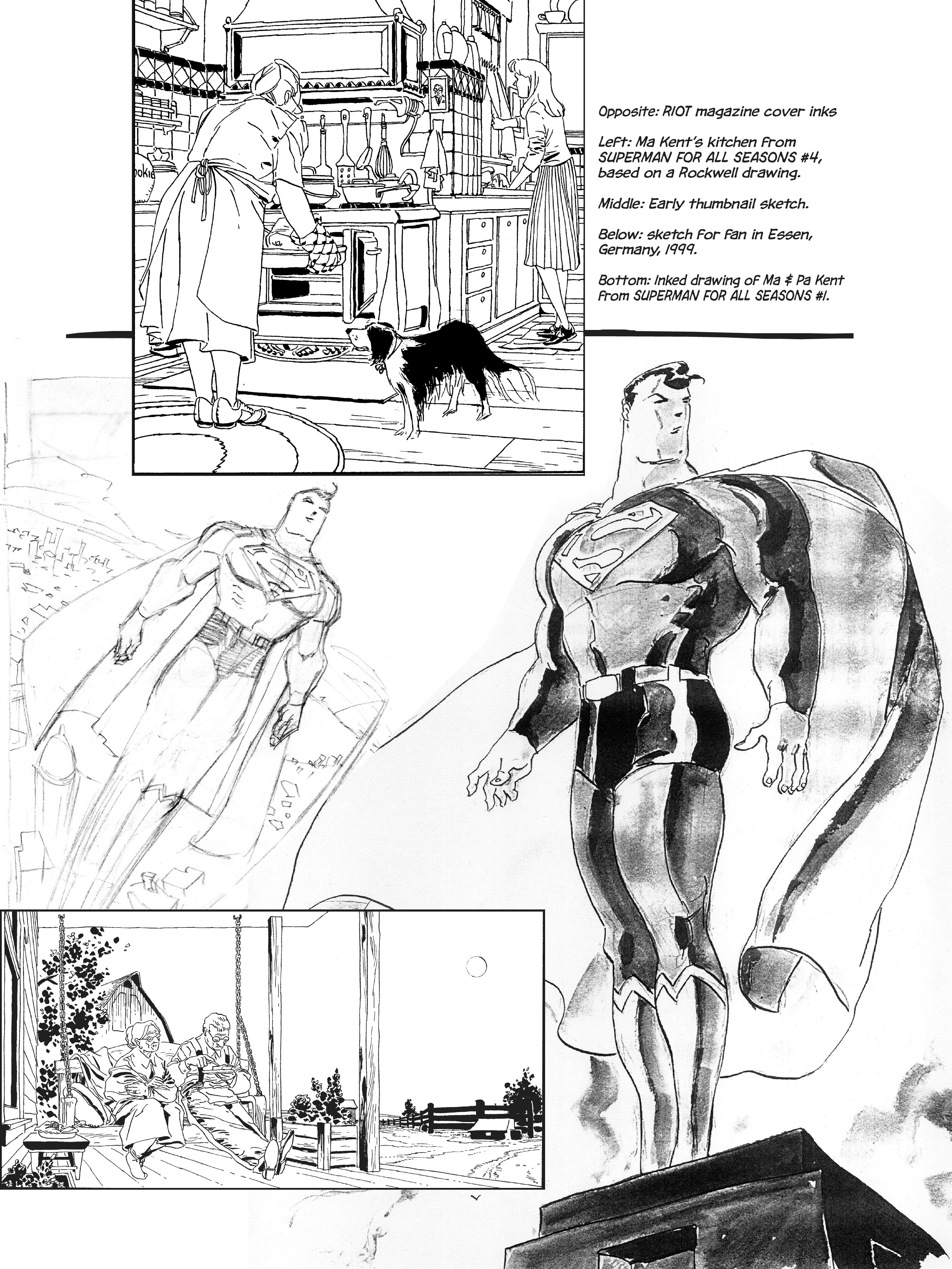 Read online Drawing Heroes in the Backyard: Tim Sale Black and White, Revised and Expanded comic -  Issue # TPB (Part 2) - 6