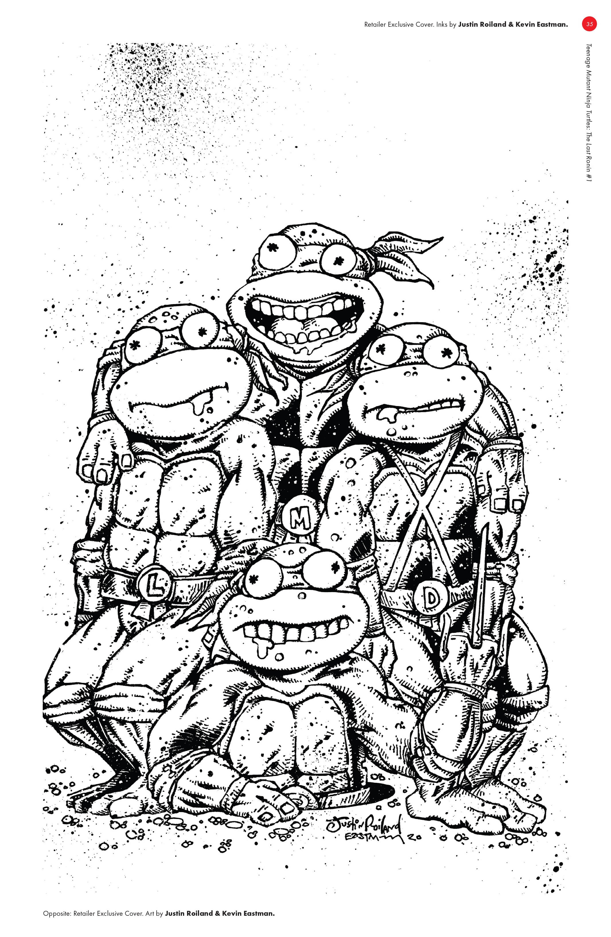 Read online Teenage Mutant Ninja Turtles: The Last Ronin - The Covers comic -  Issue # TPB (Part 1) - 33