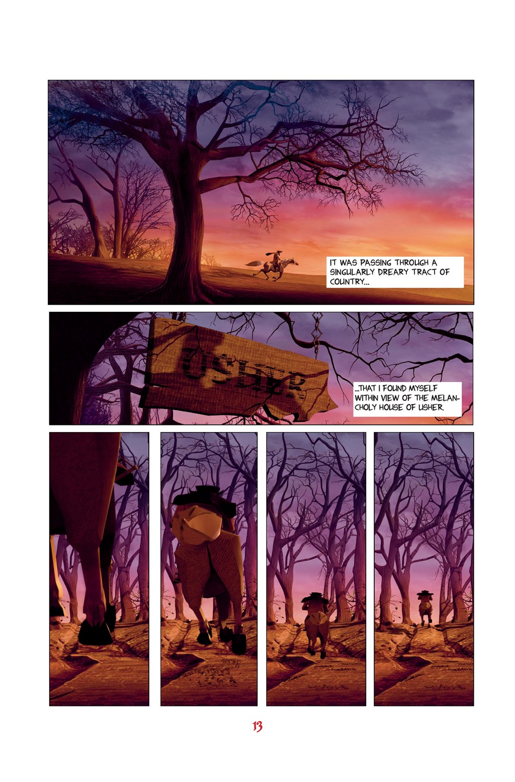 Read online The Fall of the House of Usher: A Graphic Novel comic -  Issue # TPB - 9