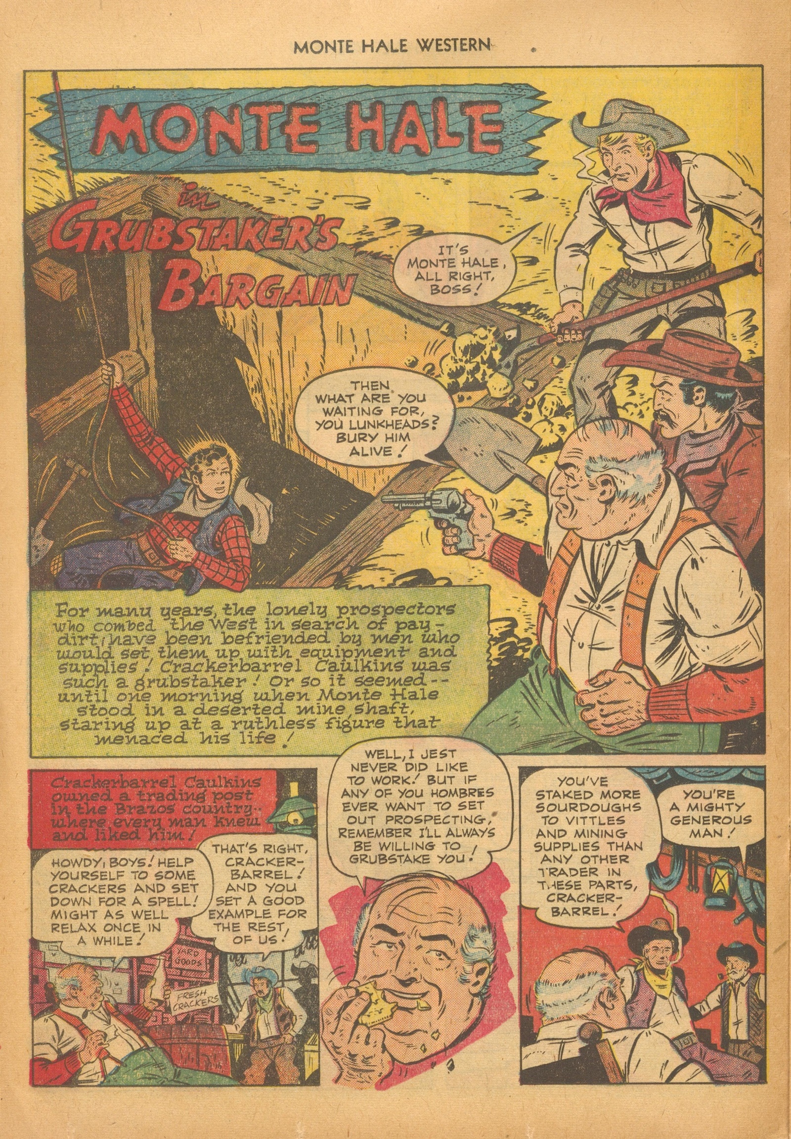 Read online Monte Hale Western comic -  Issue #72 - 16