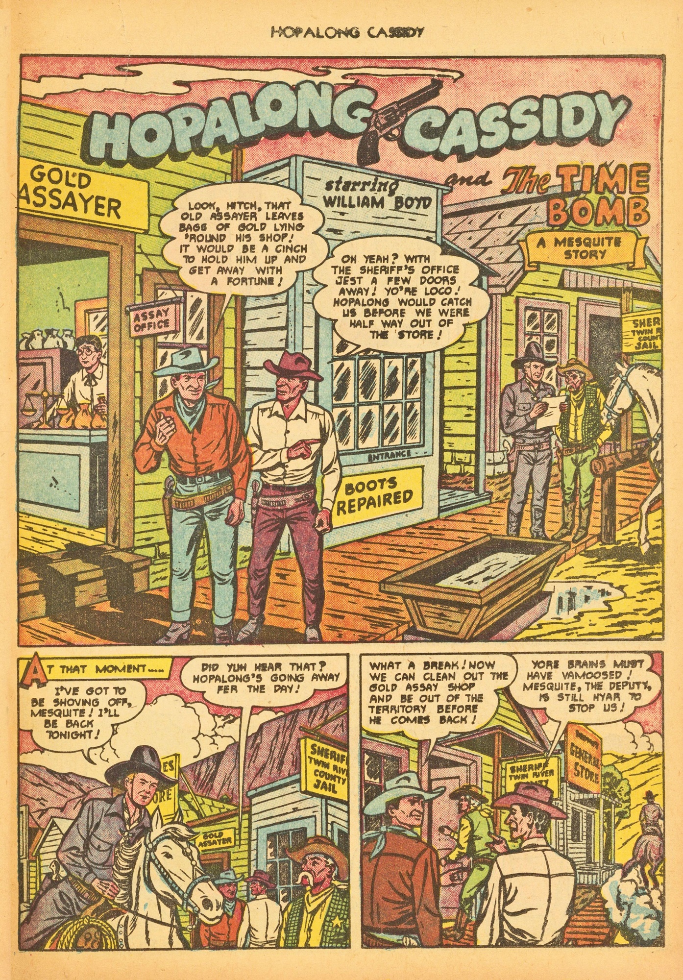 Read online Hopalong Cassidy comic -  Issue #54 - 27
