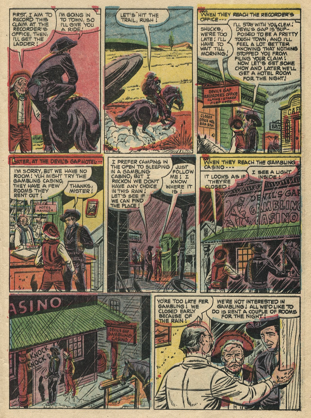 Read online Lash Larue Western (1949) comic -  Issue #54 - 29