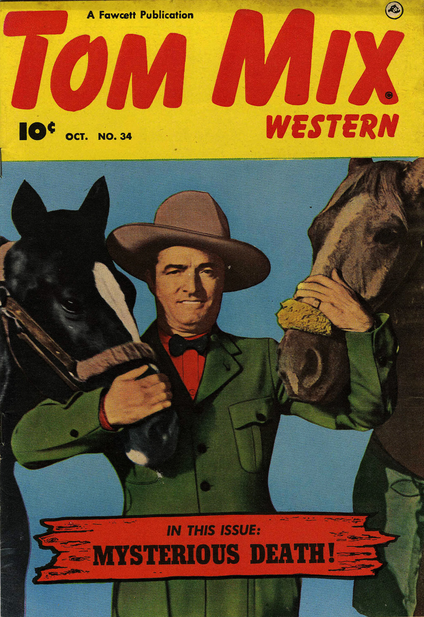 Read online Tom Mix Western (1948) comic -  Issue #34 - 1