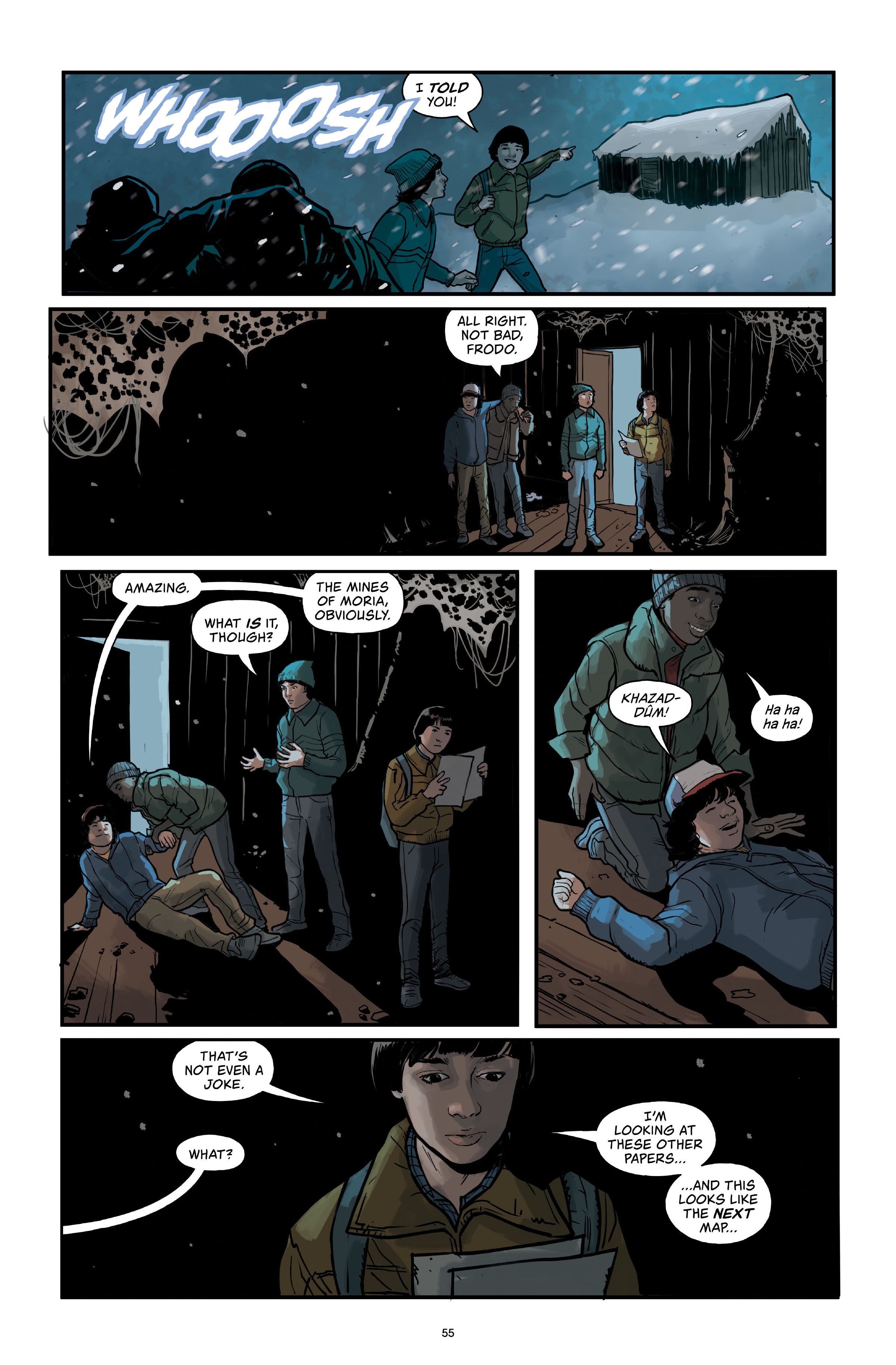 Read online Stranger Things Library Edition comic -  Issue # TPB 3 (Part 1) - 55