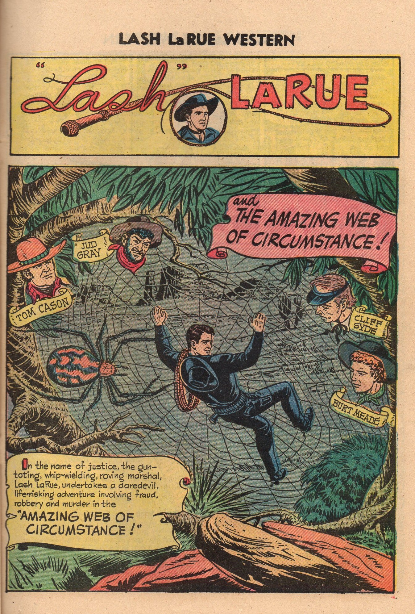 Read online Lash Larue Western (1949) comic -  Issue #50 - 21