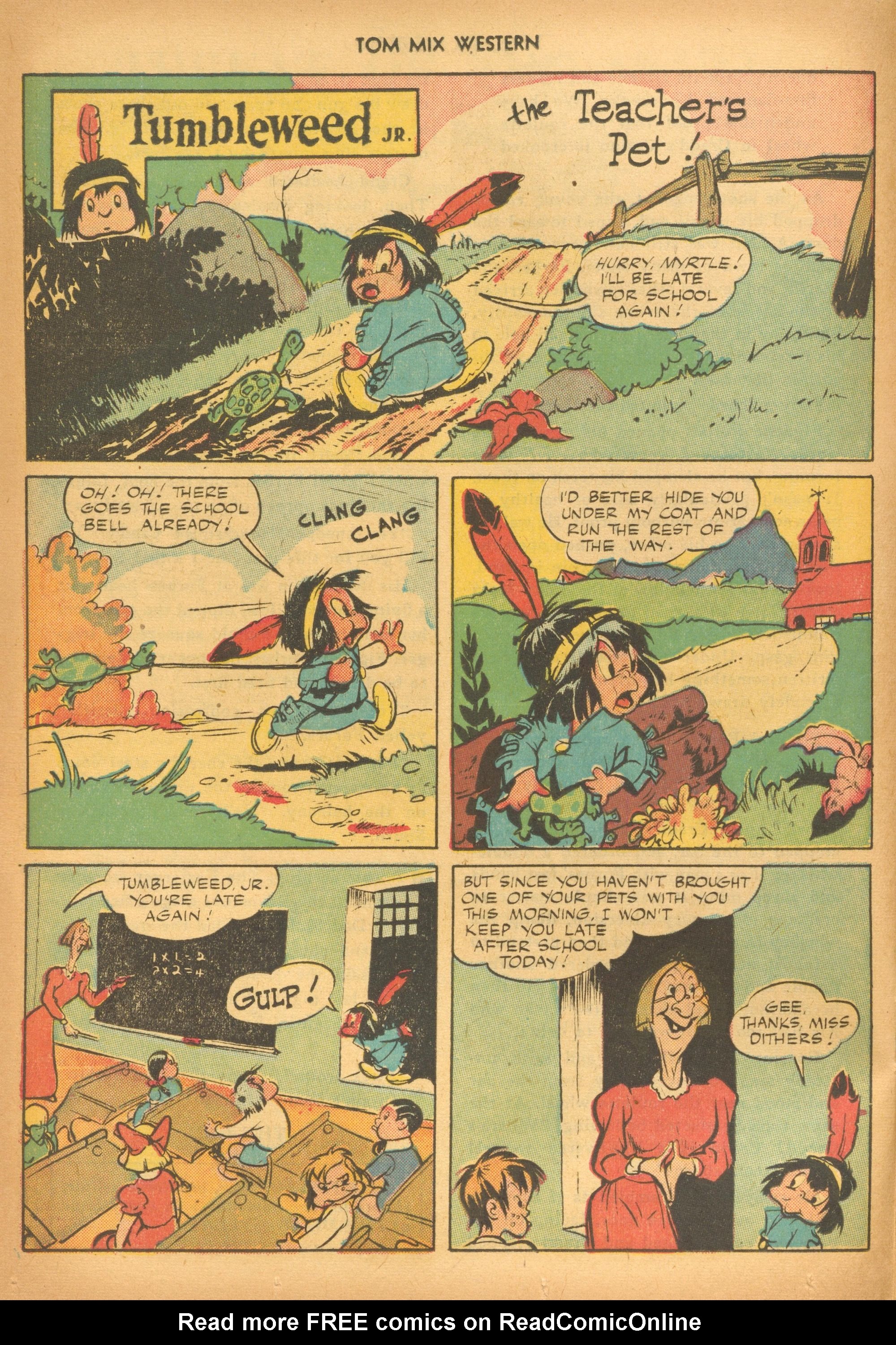 Read online Tom Mix Western (1948) comic -  Issue #16 - 24