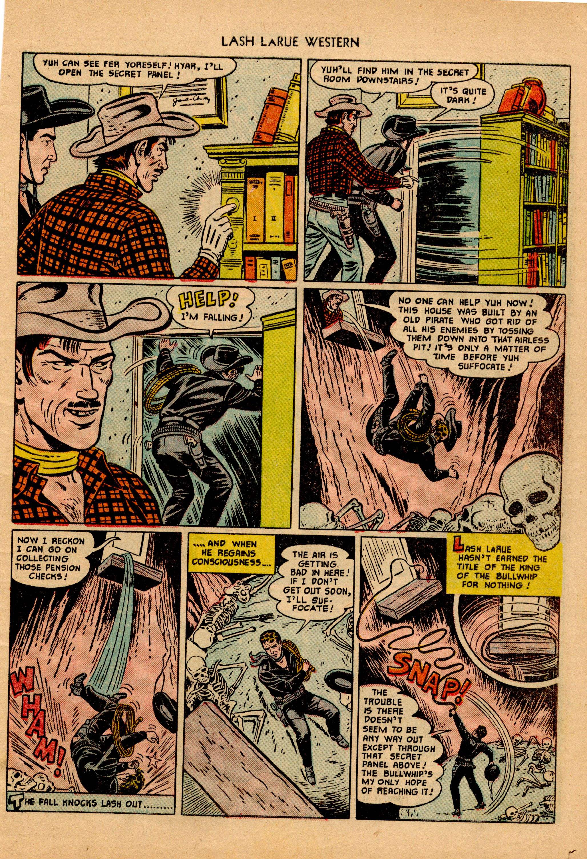Read online Lash Larue Western (1949) comic -  Issue #18 - 6
