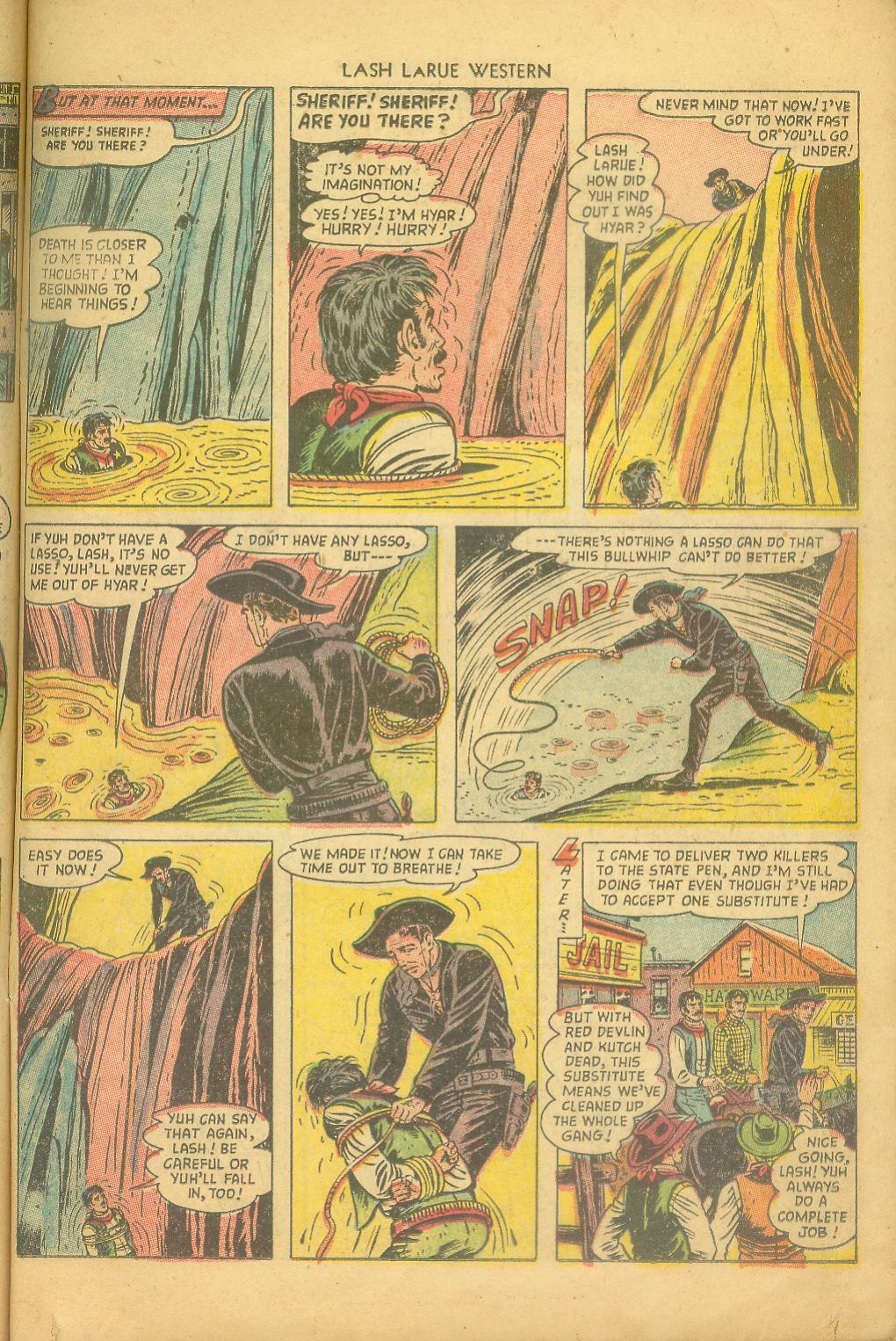 Read online Lash Larue Western (1949) comic -  Issue #43 - 15