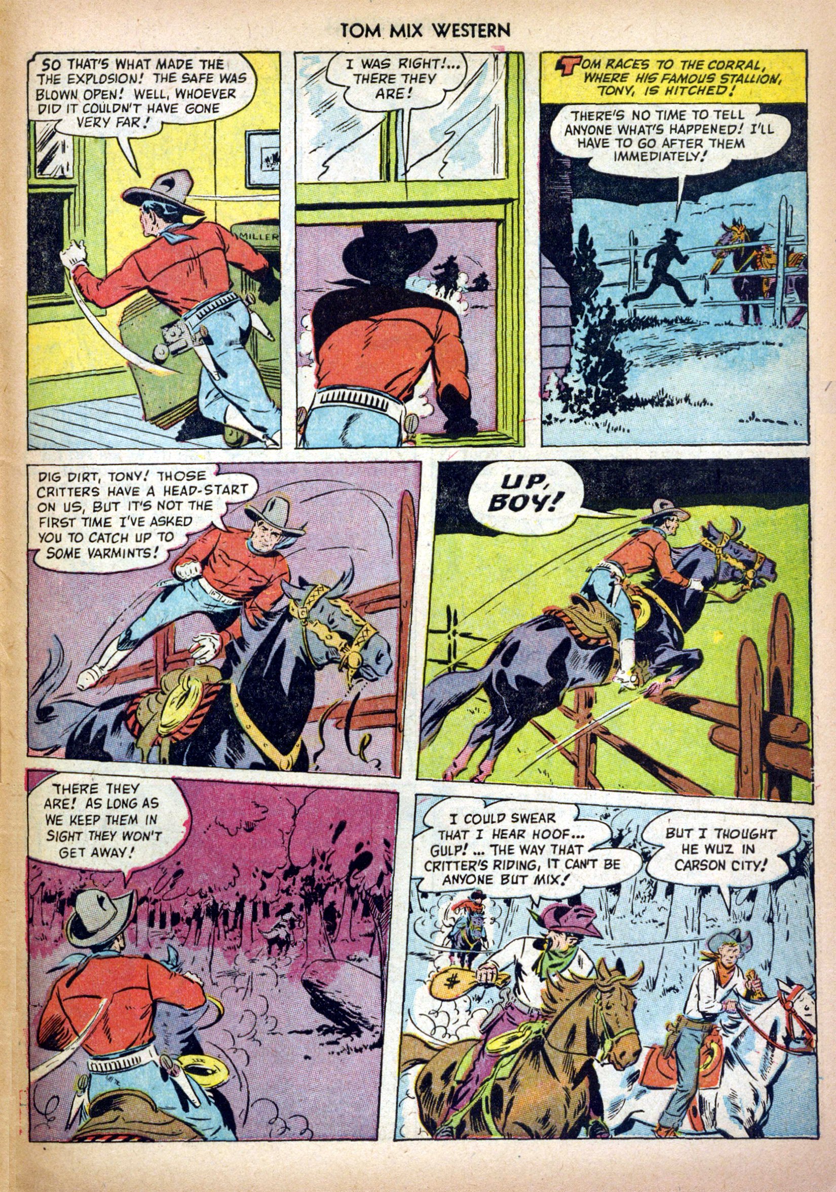 Read online Tom Mix Western (1948) comic -  Issue #58 - 31