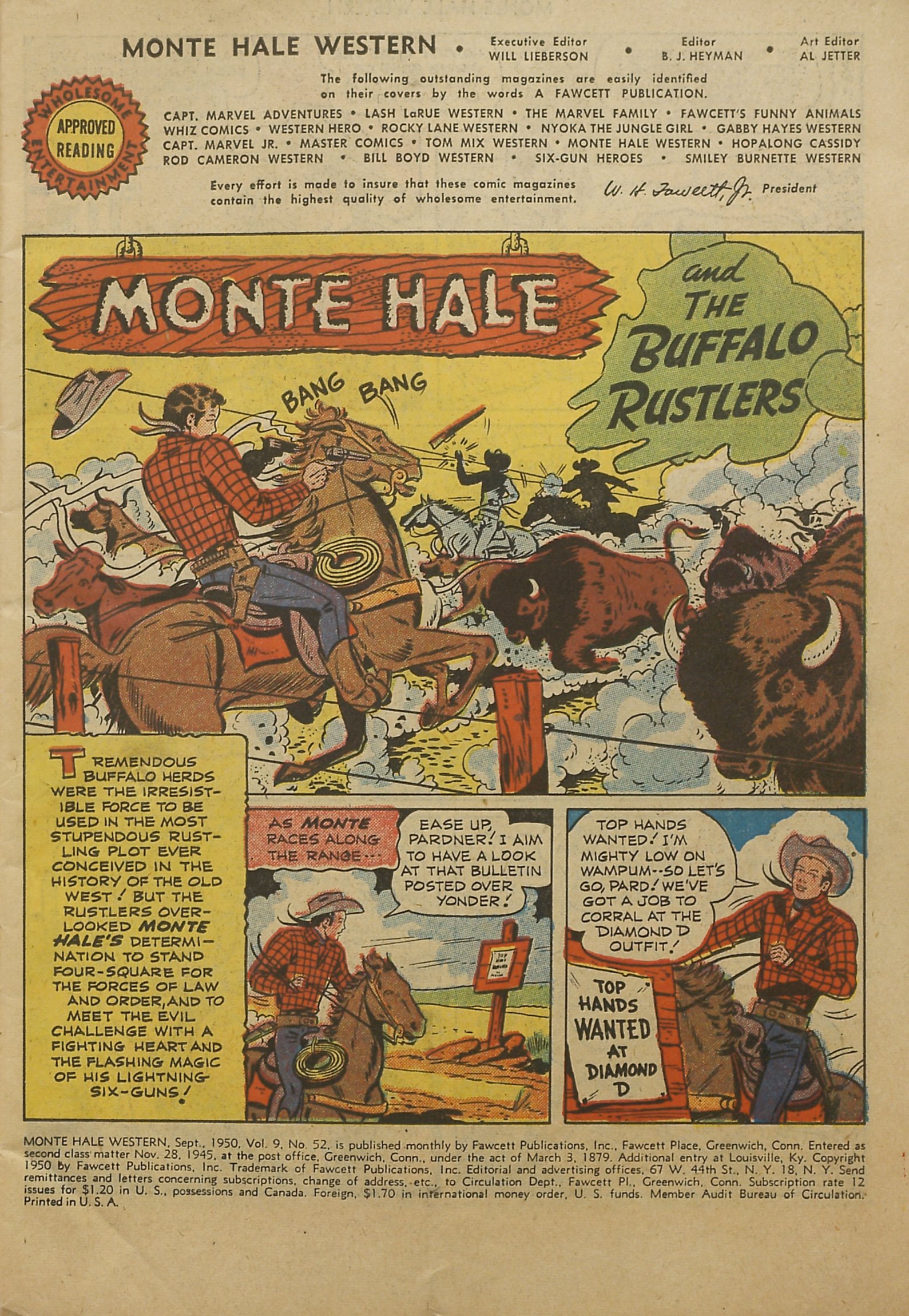 Read online Monte Hale Western comic -  Issue #52 - 3