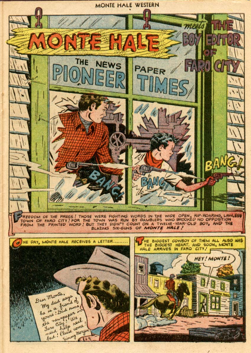 Read online Monte Hale Western comic -  Issue #58 - 30