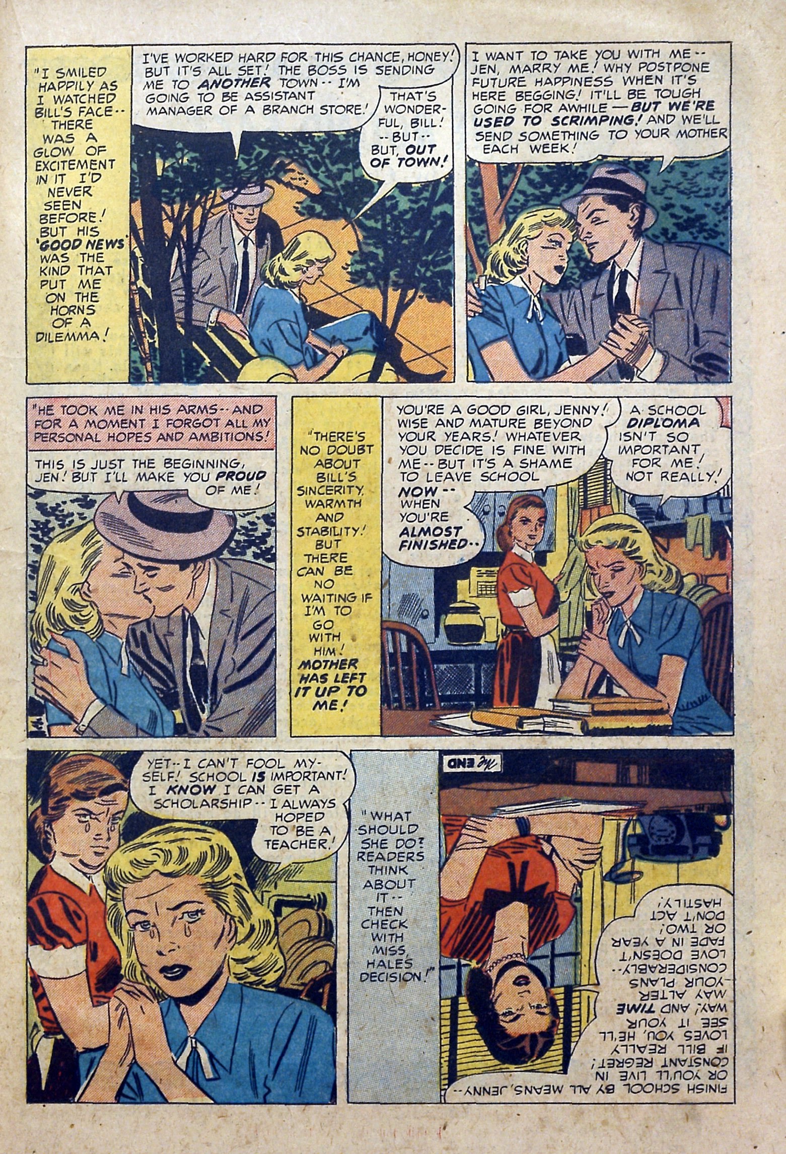 Read online Young Love (1949) comic -  Issue #51 - 23