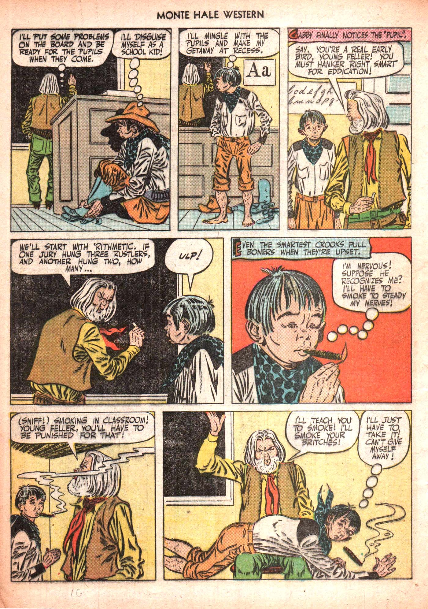 Read online Monte Hale Western comic -  Issue #50 - 16