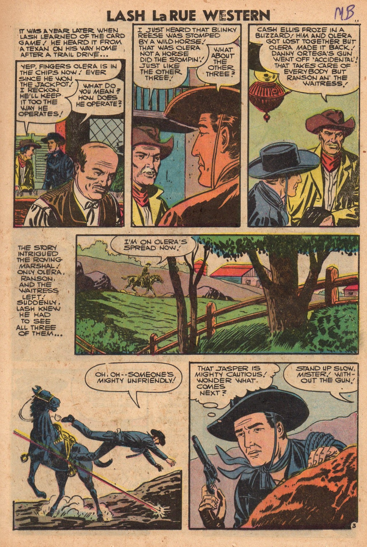 Read online Lash Larue Western (1949) comic -  Issue #64 - 13