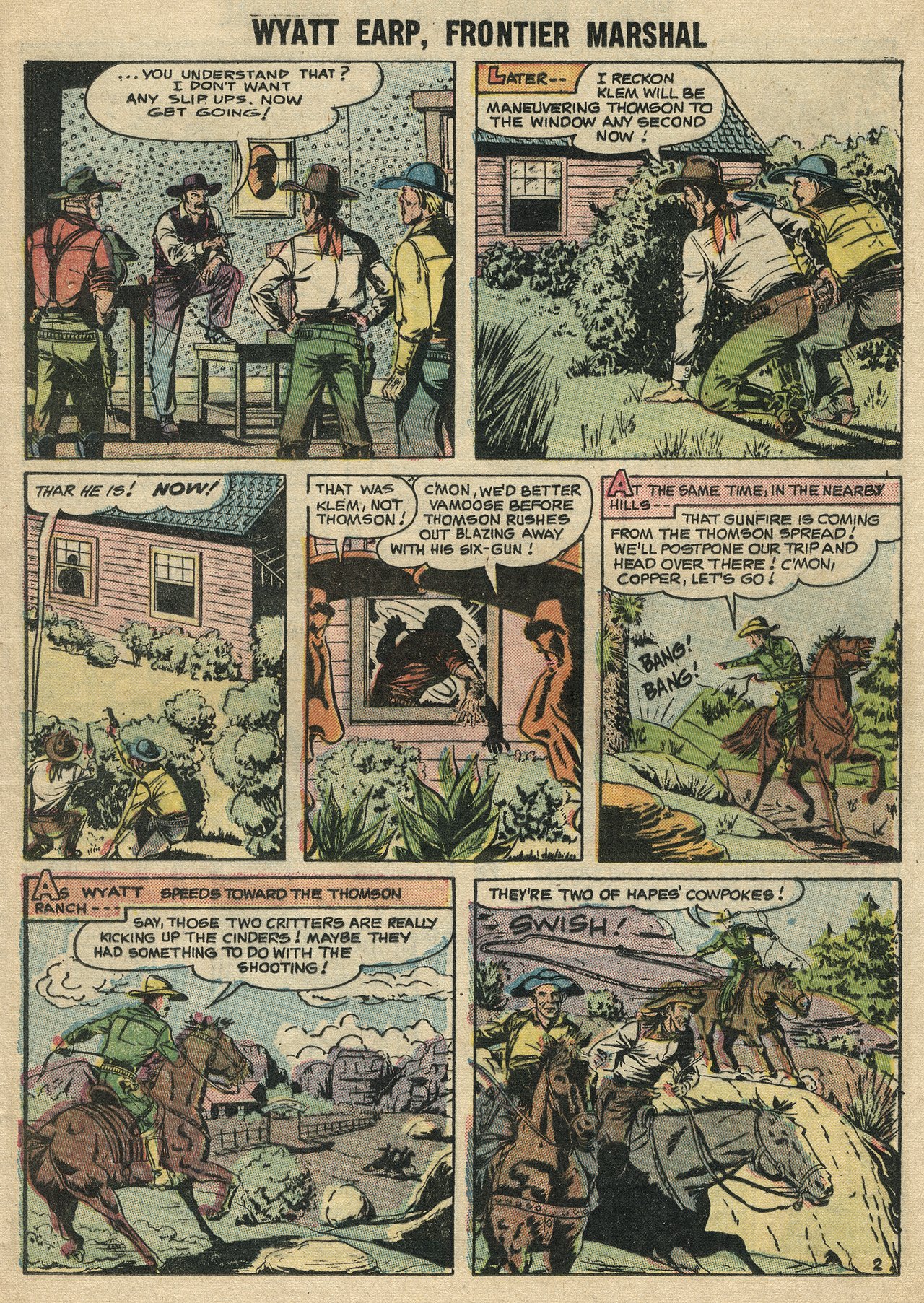 Read online Wyatt Earp Frontier Marshal comic -  Issue #12 - 13