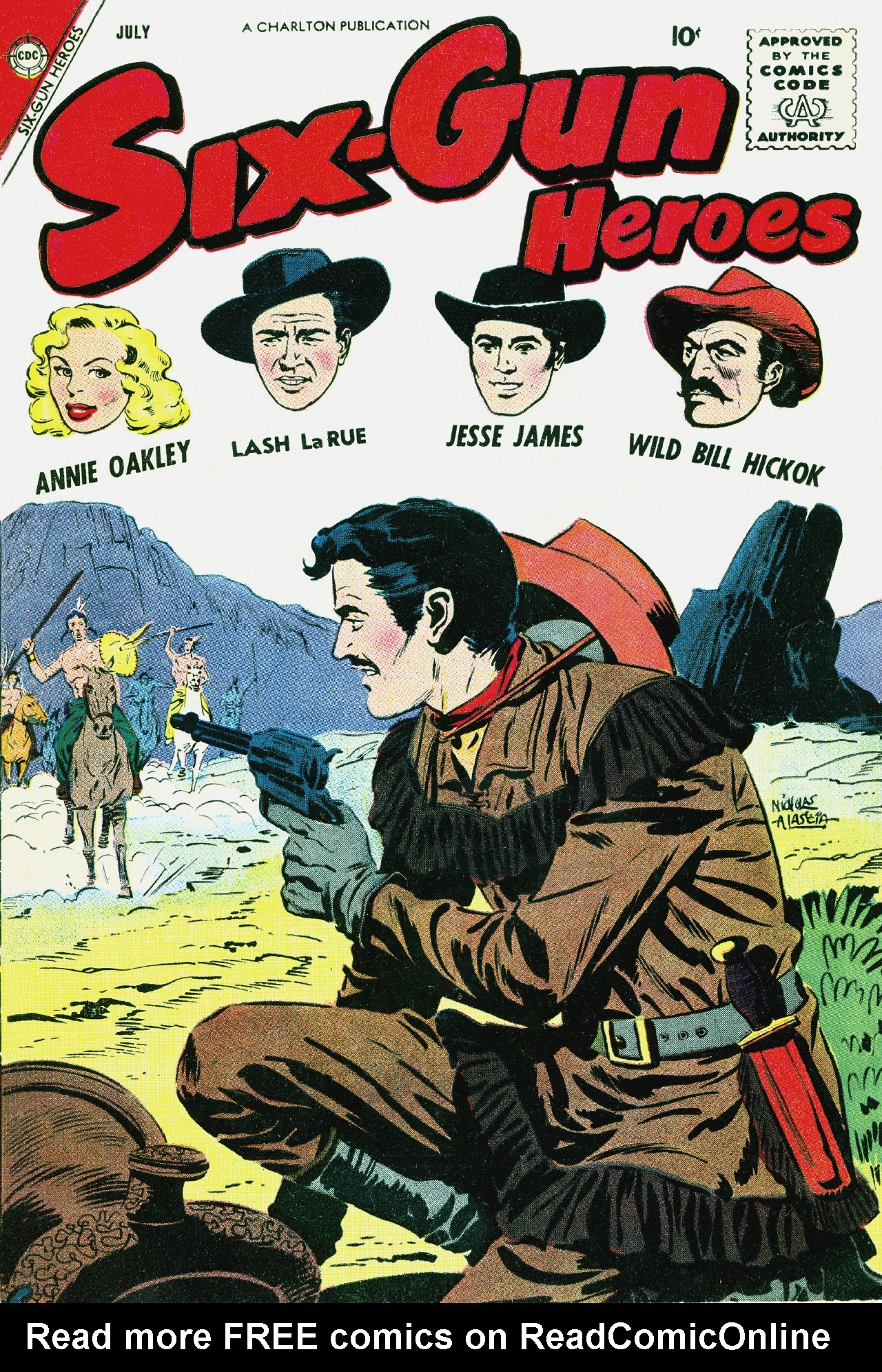 Read online Six-Gun Heroes comic -  Issue #47 - 1
