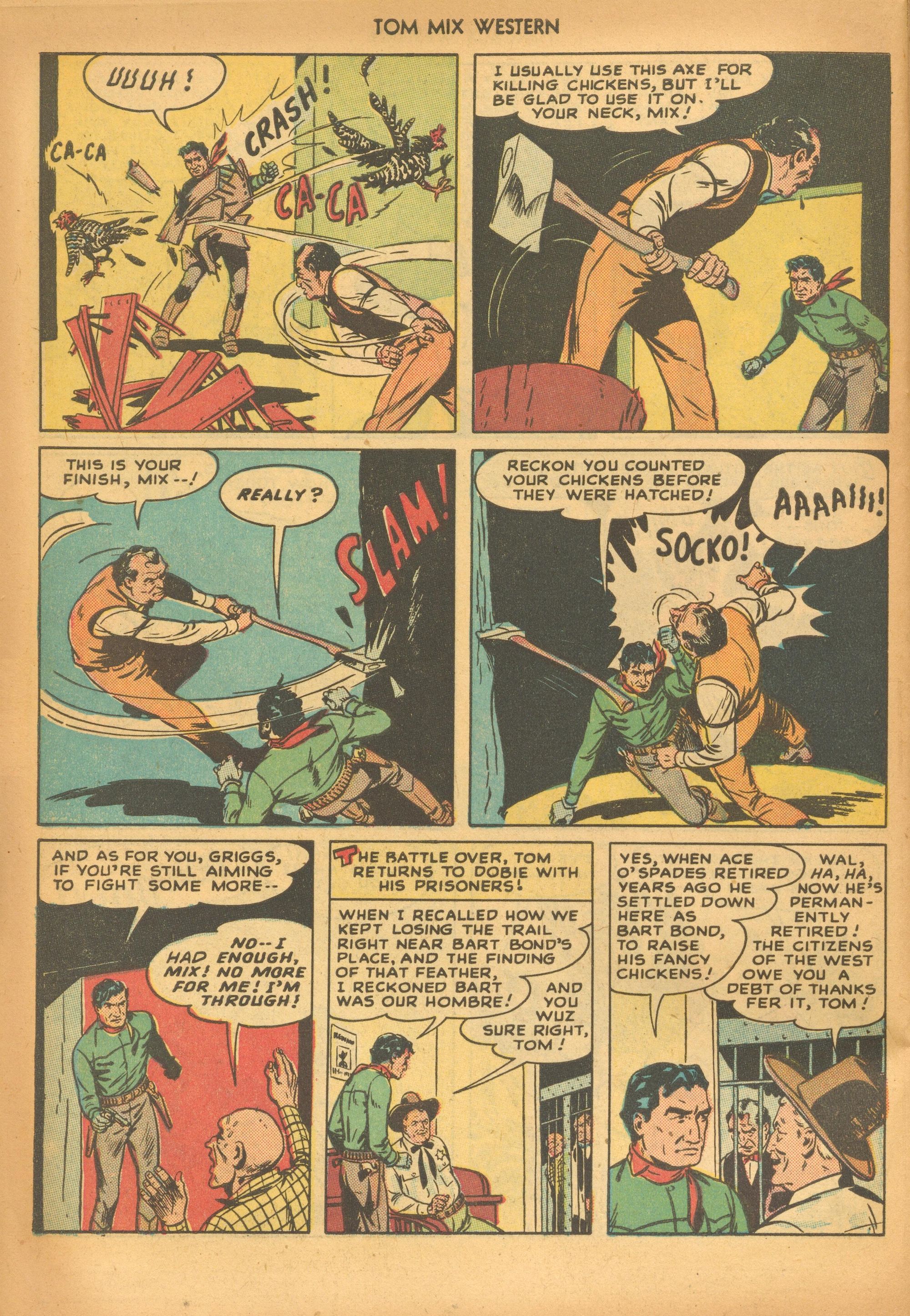 Read online Tom Mix Western (1948) comic -  Issue #16 - 34