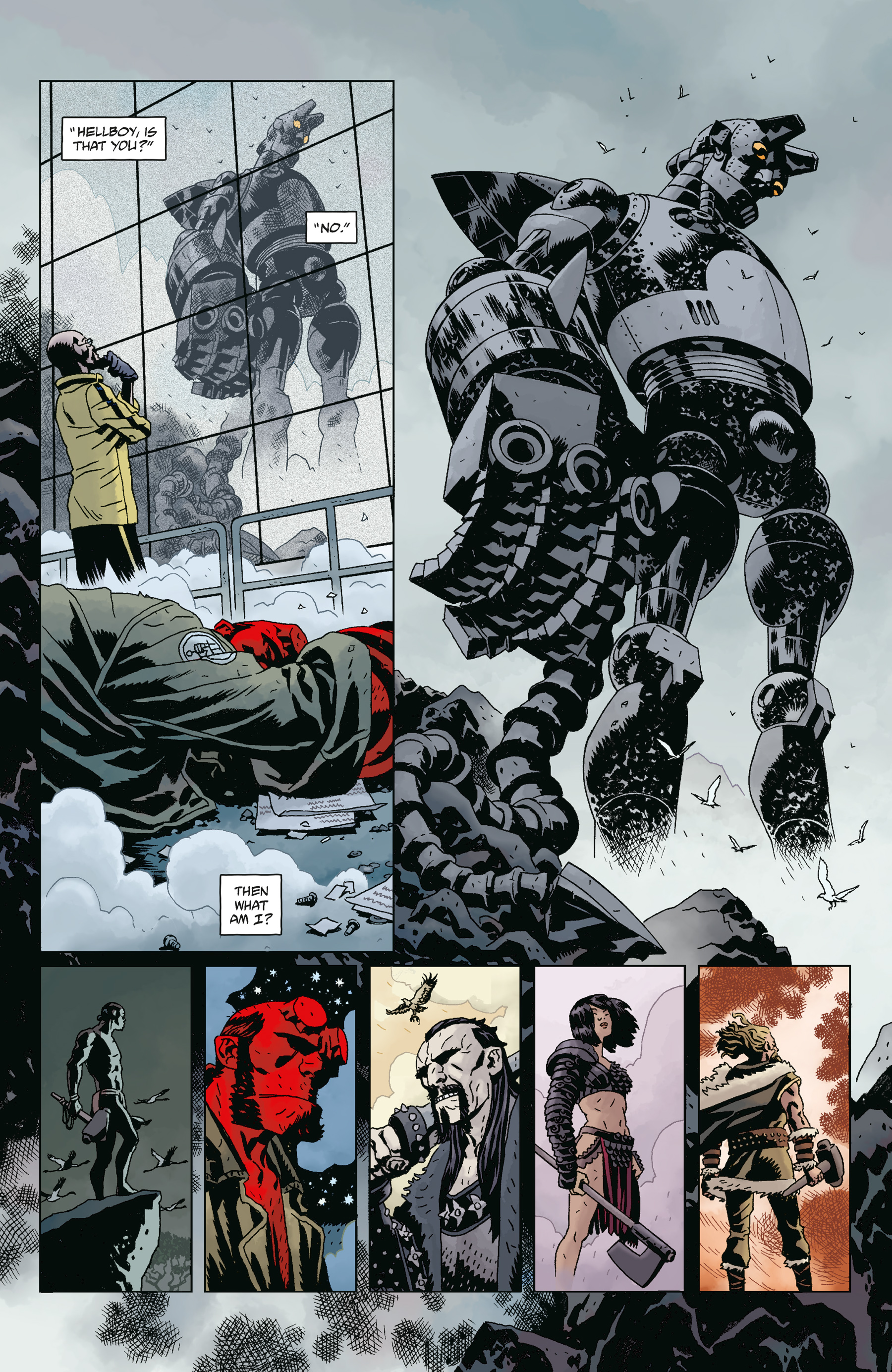 Read online Giant Robot Hellboy comic -  Issue #3 - 18