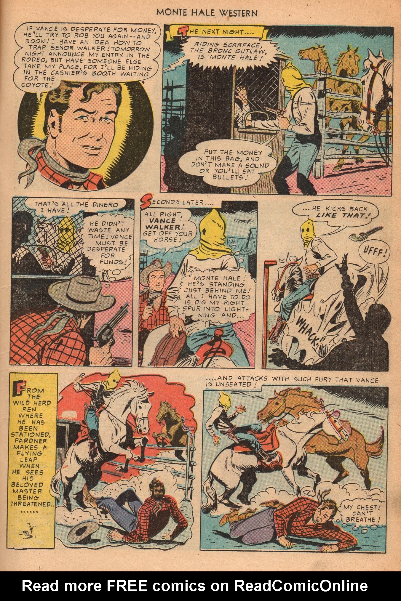Read online Monte Hale Western comic -  Issue #51 - 23