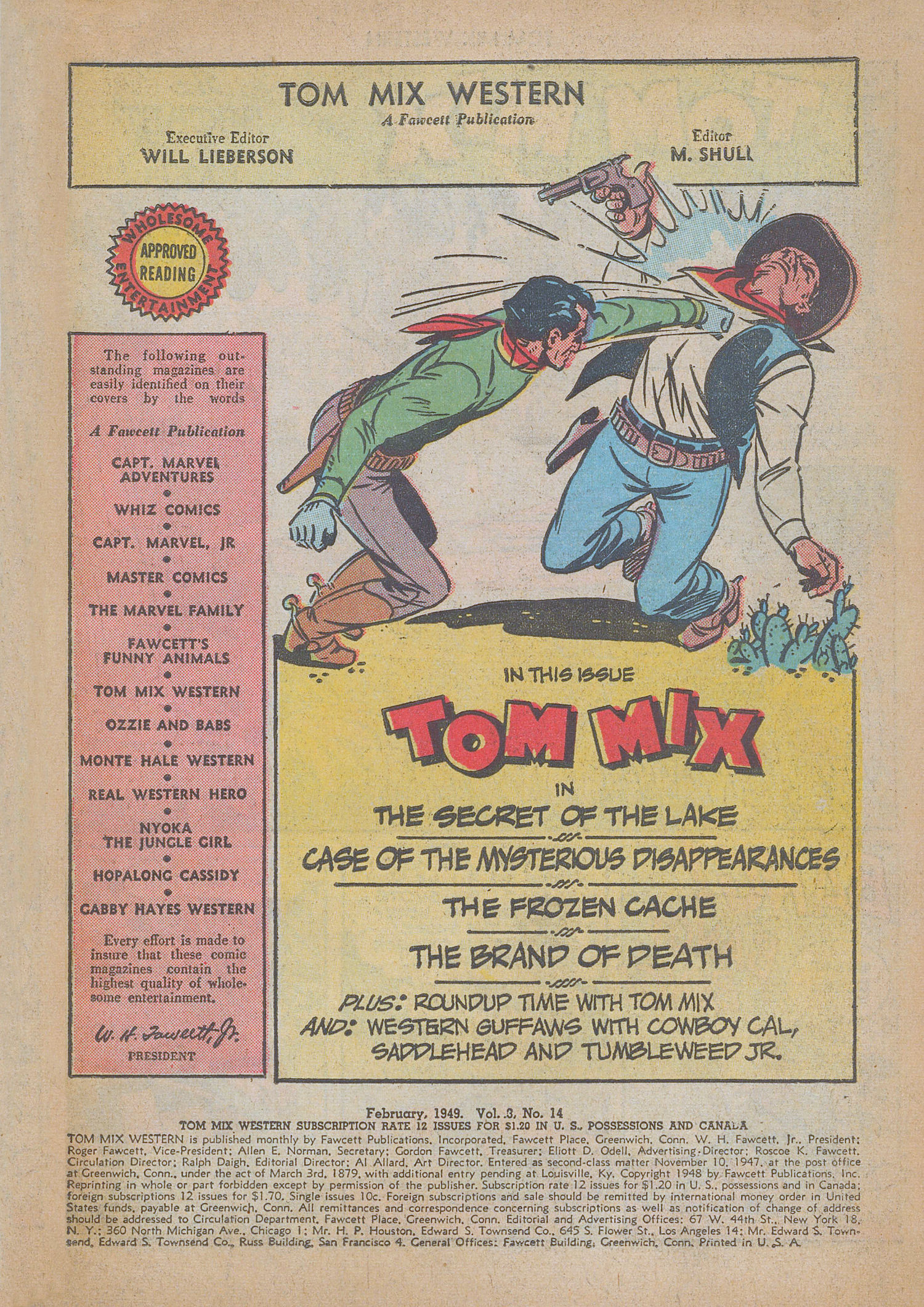 Read online Tom Mix Western (1948) comic -  Issue #14 - 3