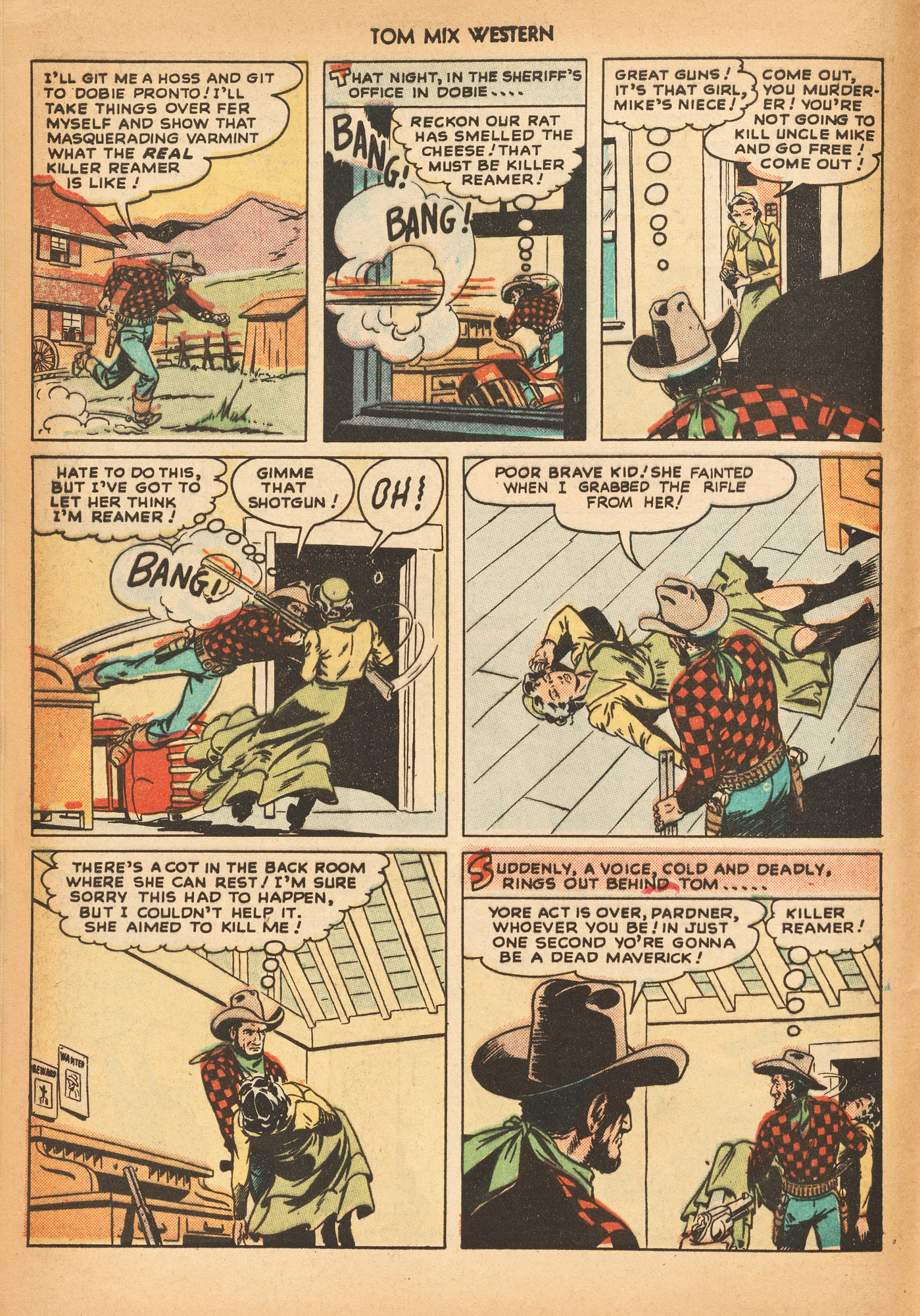 Read online Tom Mix Western (1948) comic -  Issue #15 - 8