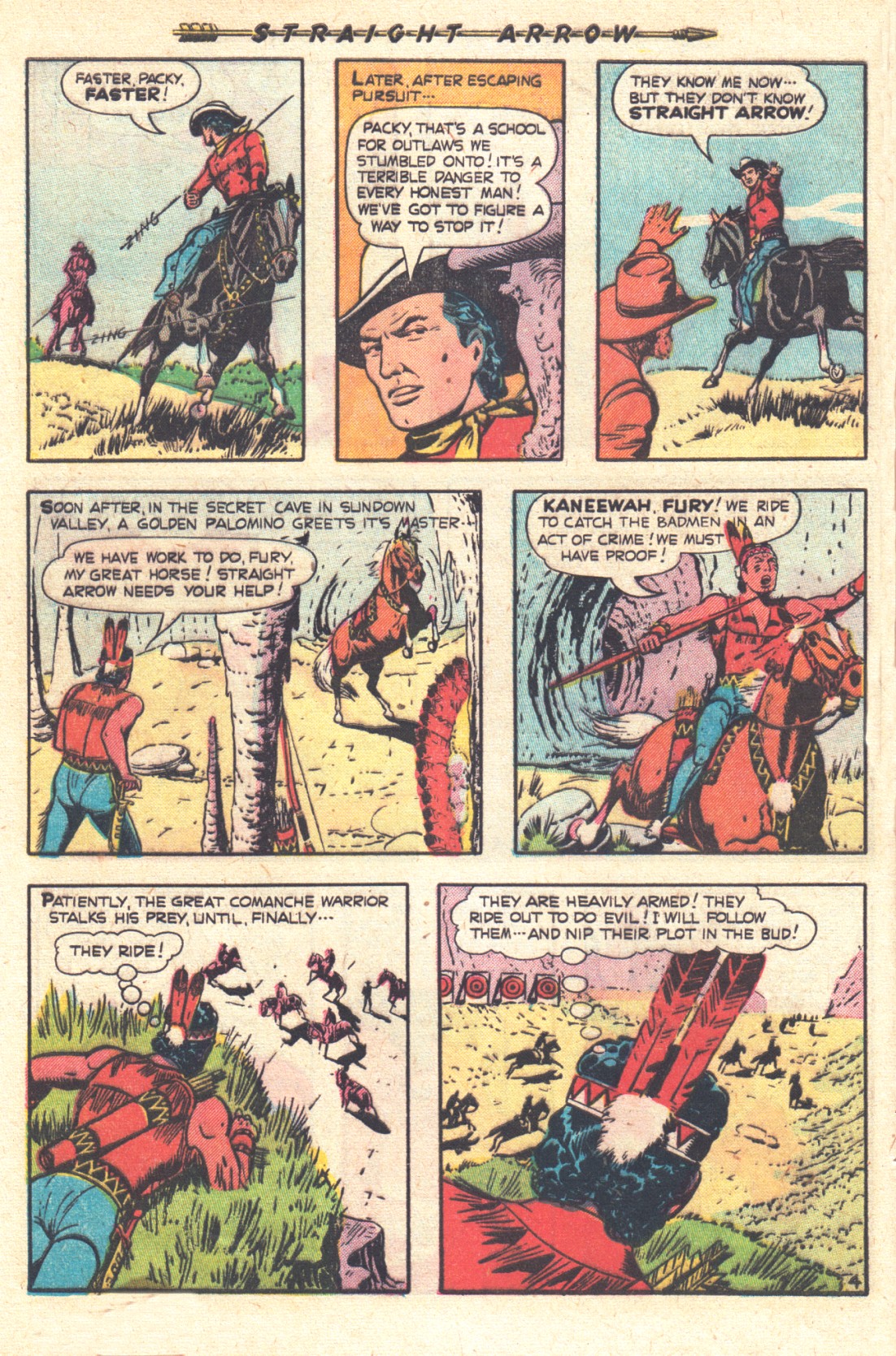 Read online Straight Arrow comic -  Issue #18 - 6