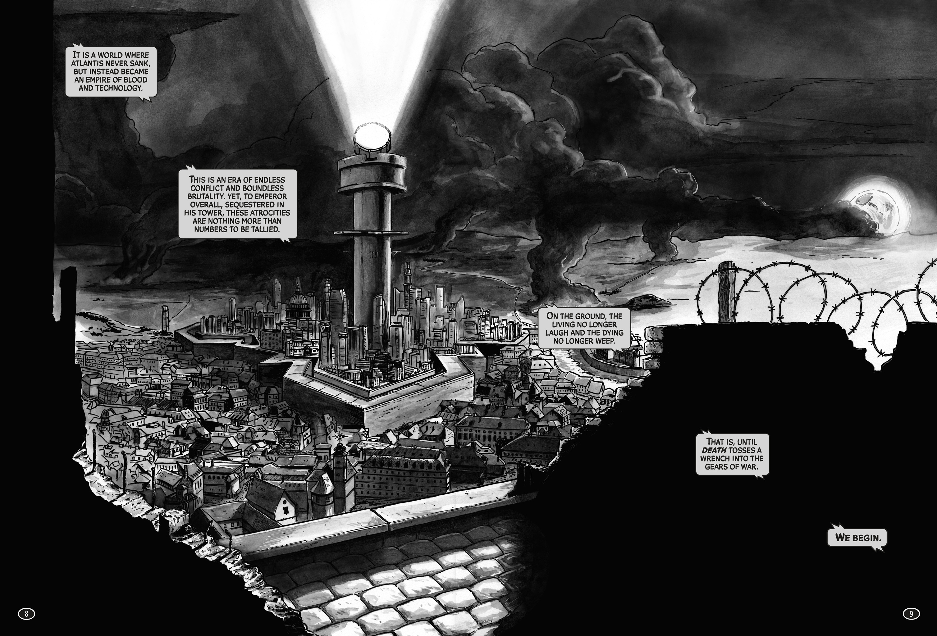 Read online Death Strikes: The Emperor of Atlantis comic -  Issue # TPB - 11