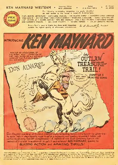 Read online Ken Maynard Western comic -  Issue #1 - 3