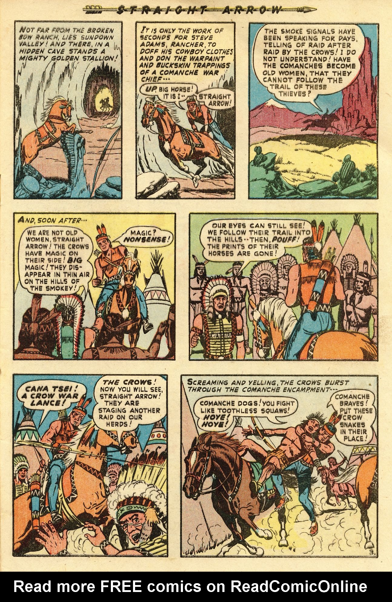 Read online Straight Arrow comic -  Issue #10 - 5