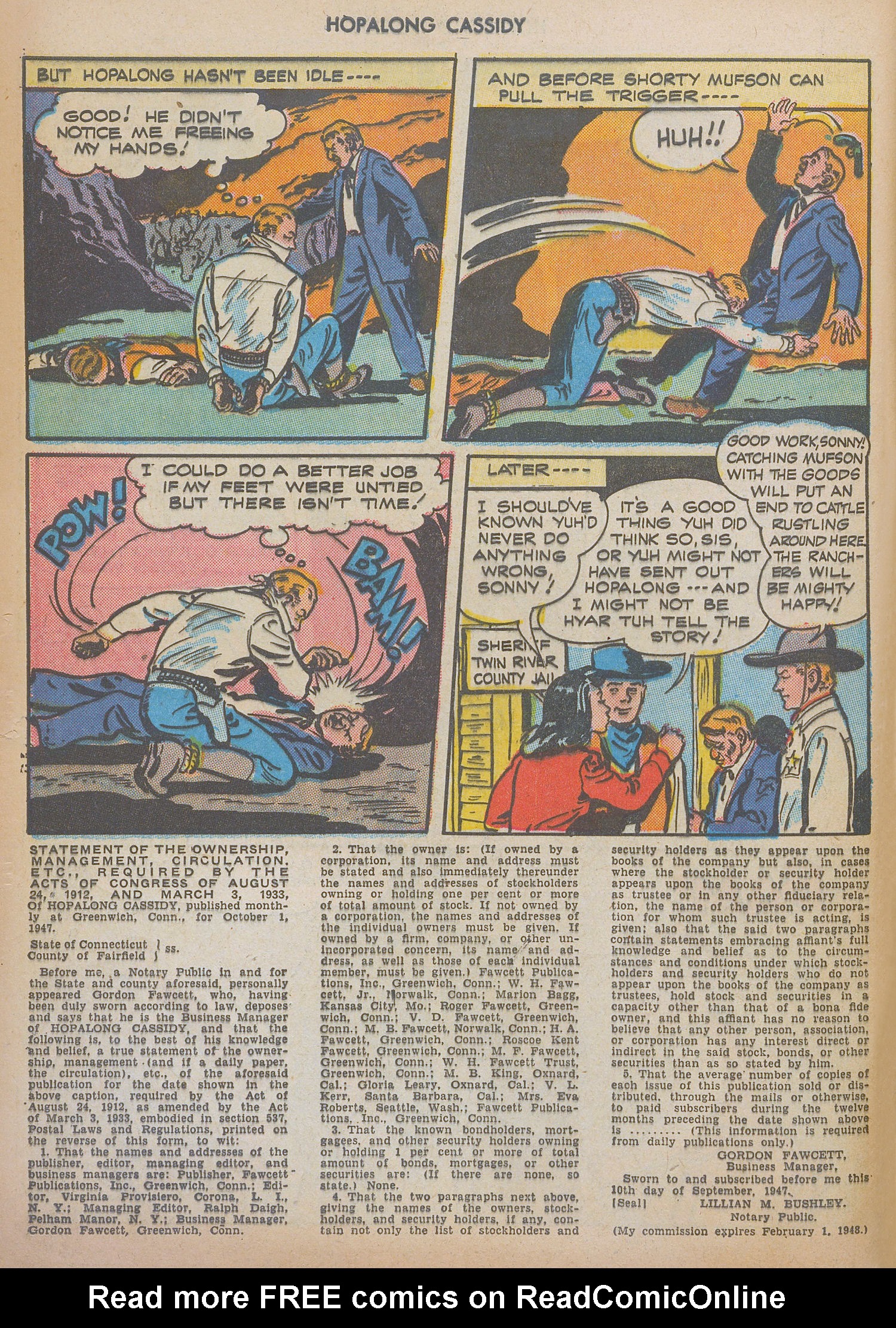 Read online Hopalong Cassidy comic -  Issue #15 - 48