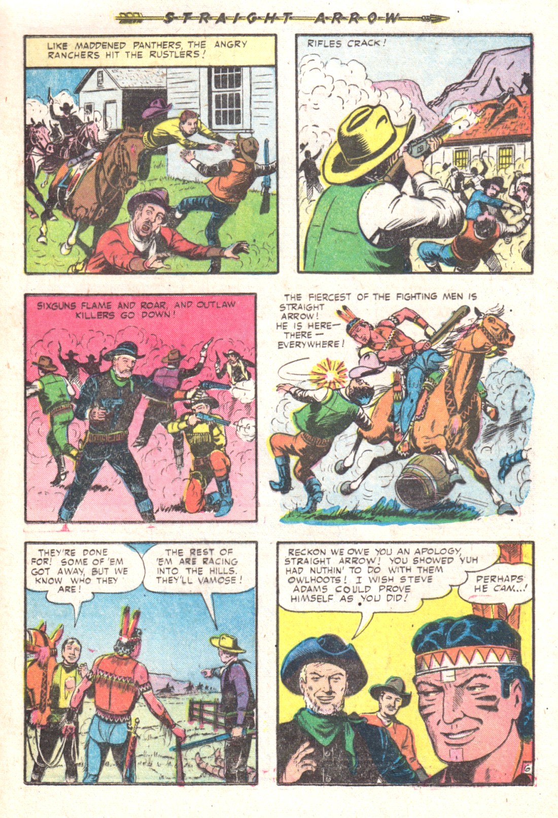 Read online Straight Arrow comic -  Issue #27 - 8