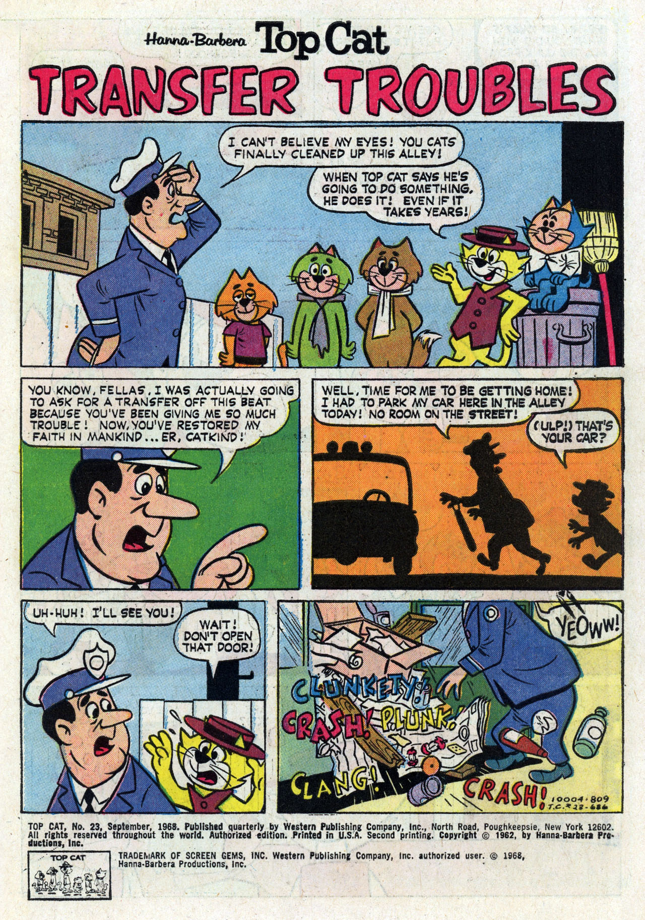 Read online Top Cat (1962) comic -  Issue #23 - 3
