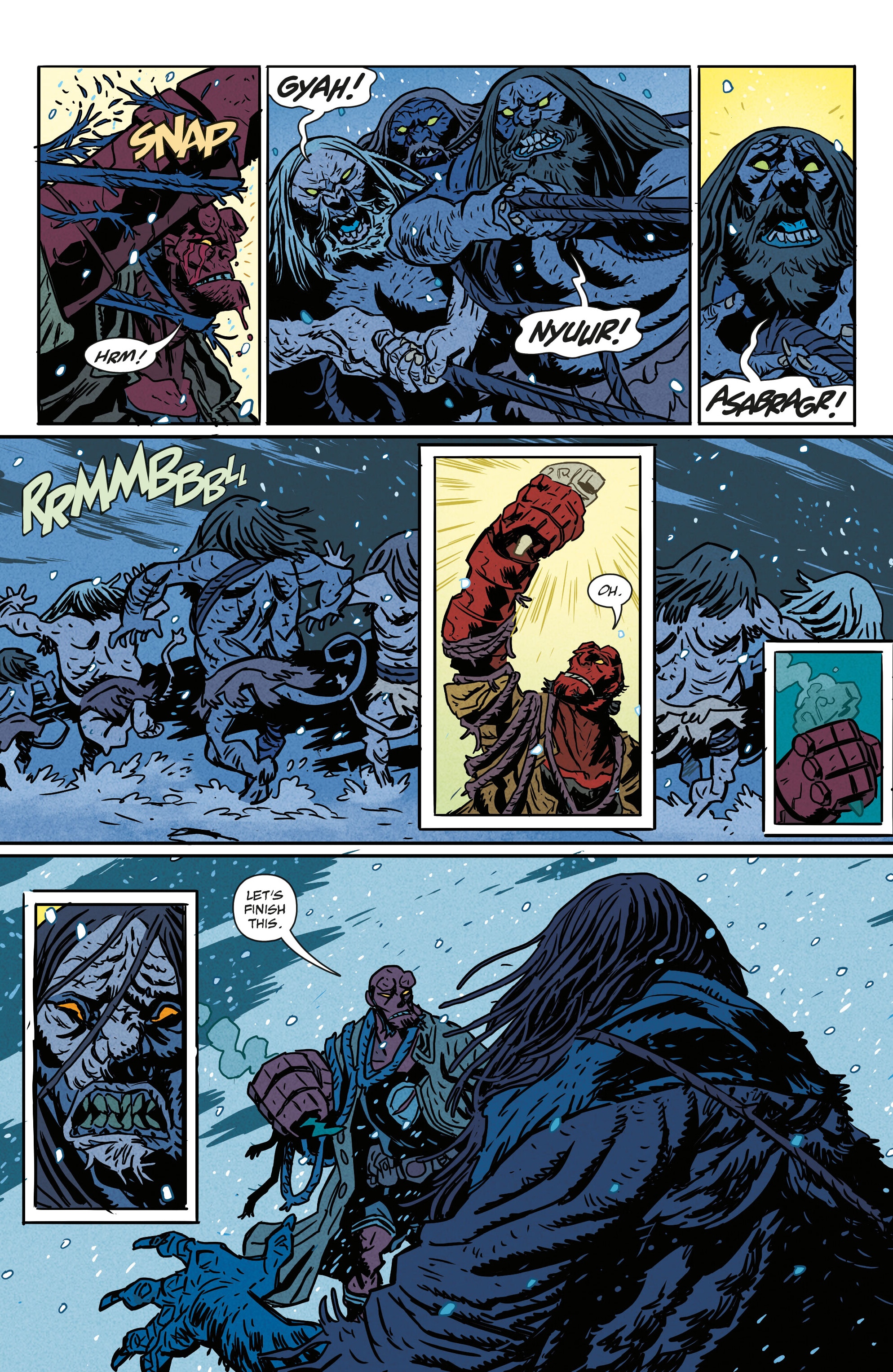 Read online Hellboy Winter Special: The Yule Cat comic -  Issue # Full - 16