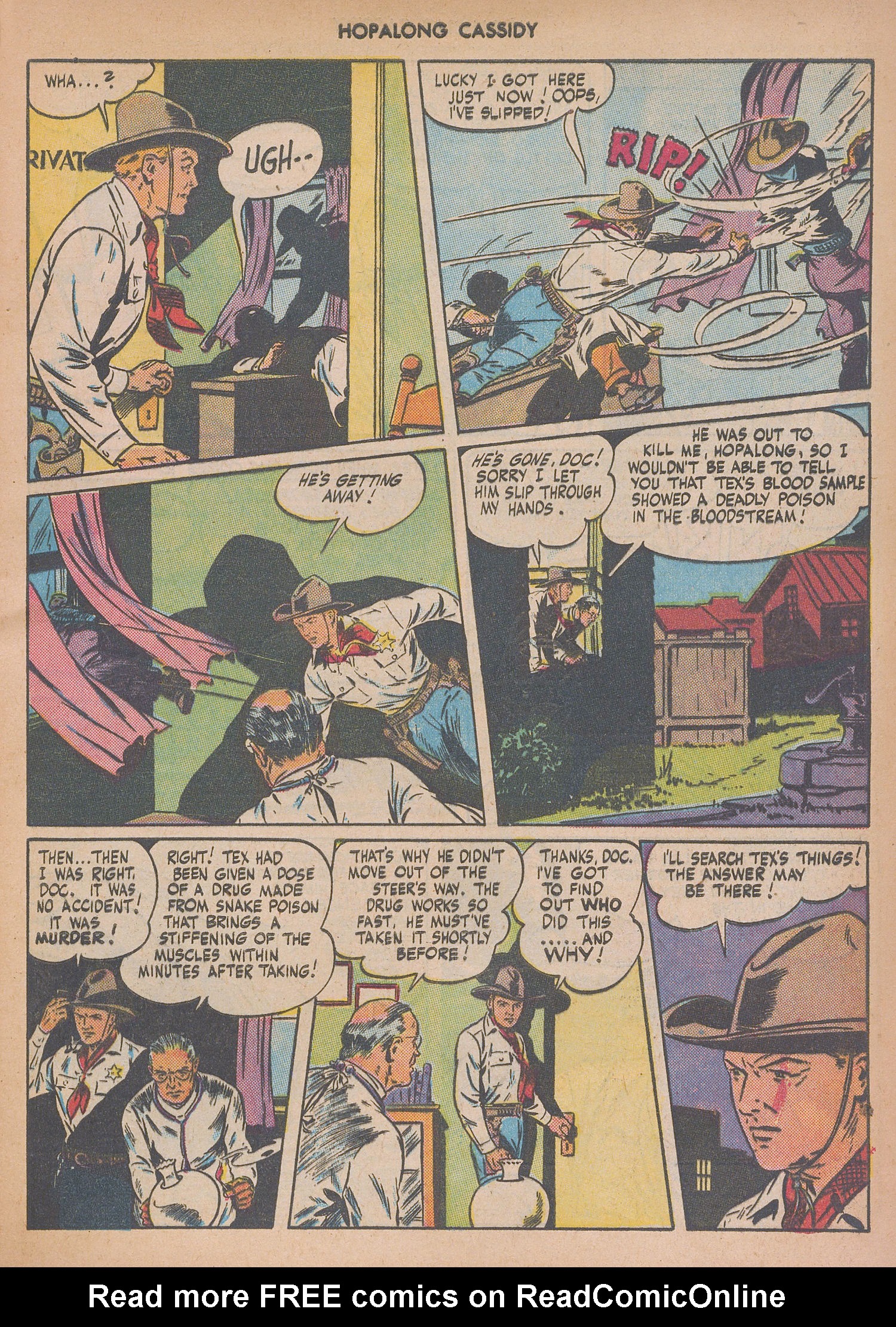 Read online Hopalong Cassidy comic -  Issue #6 - 7