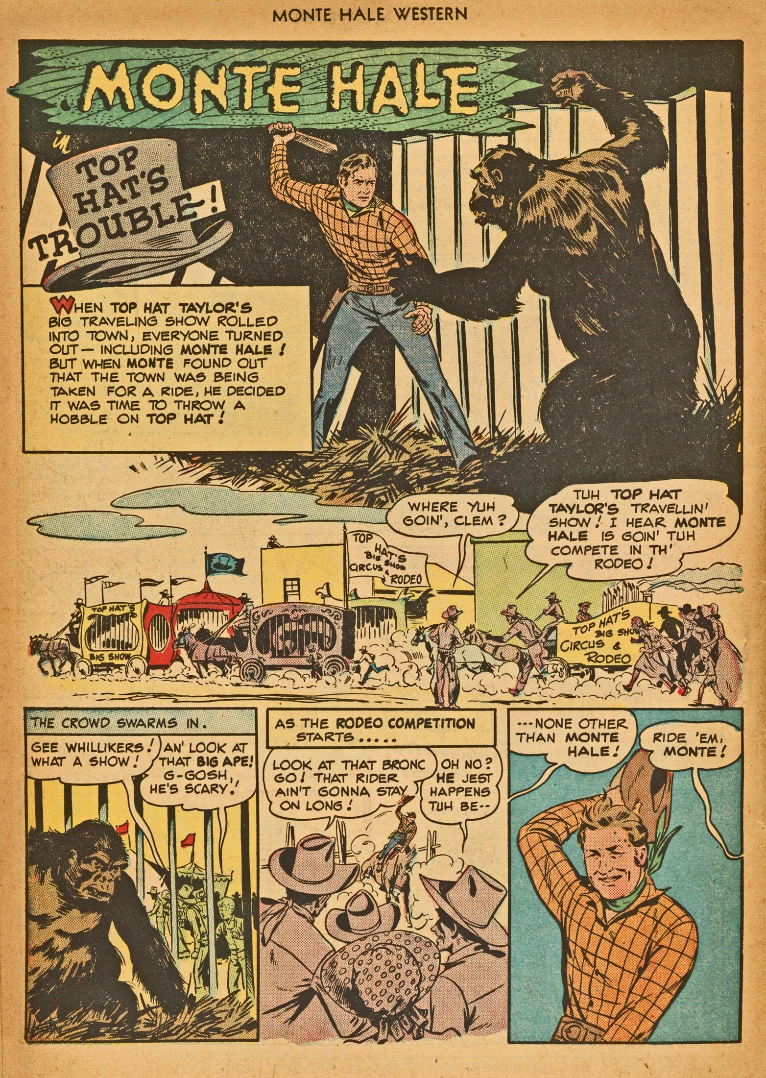 Read online Monte Hale Western comic -  Issue #30 - 16