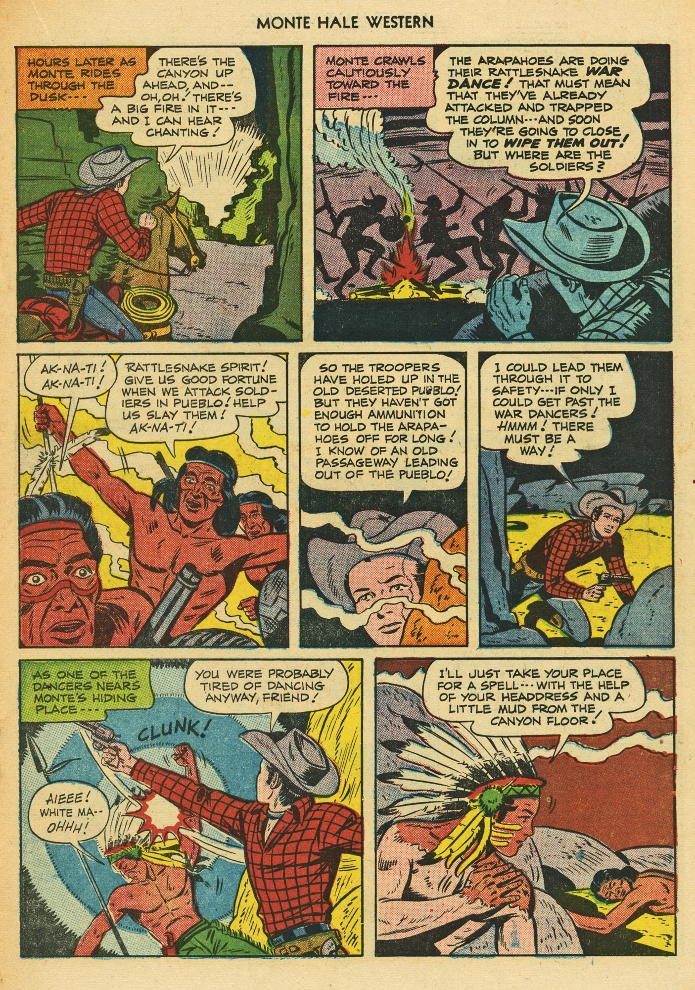 Read online Monte Hale Western comic -  Issue #60 - 19