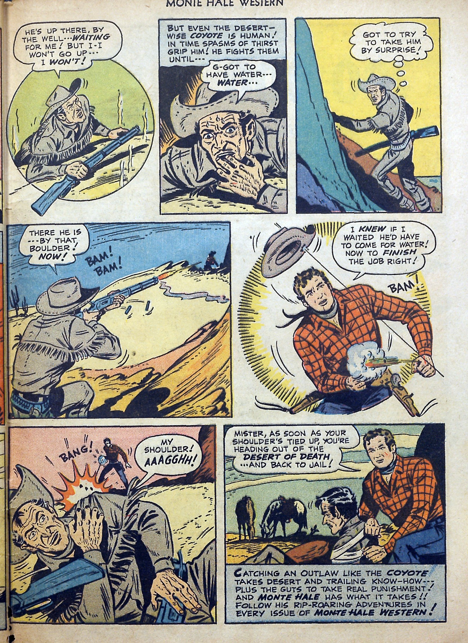 Read online Monte Hale Western comic -  Issue #46 - 49