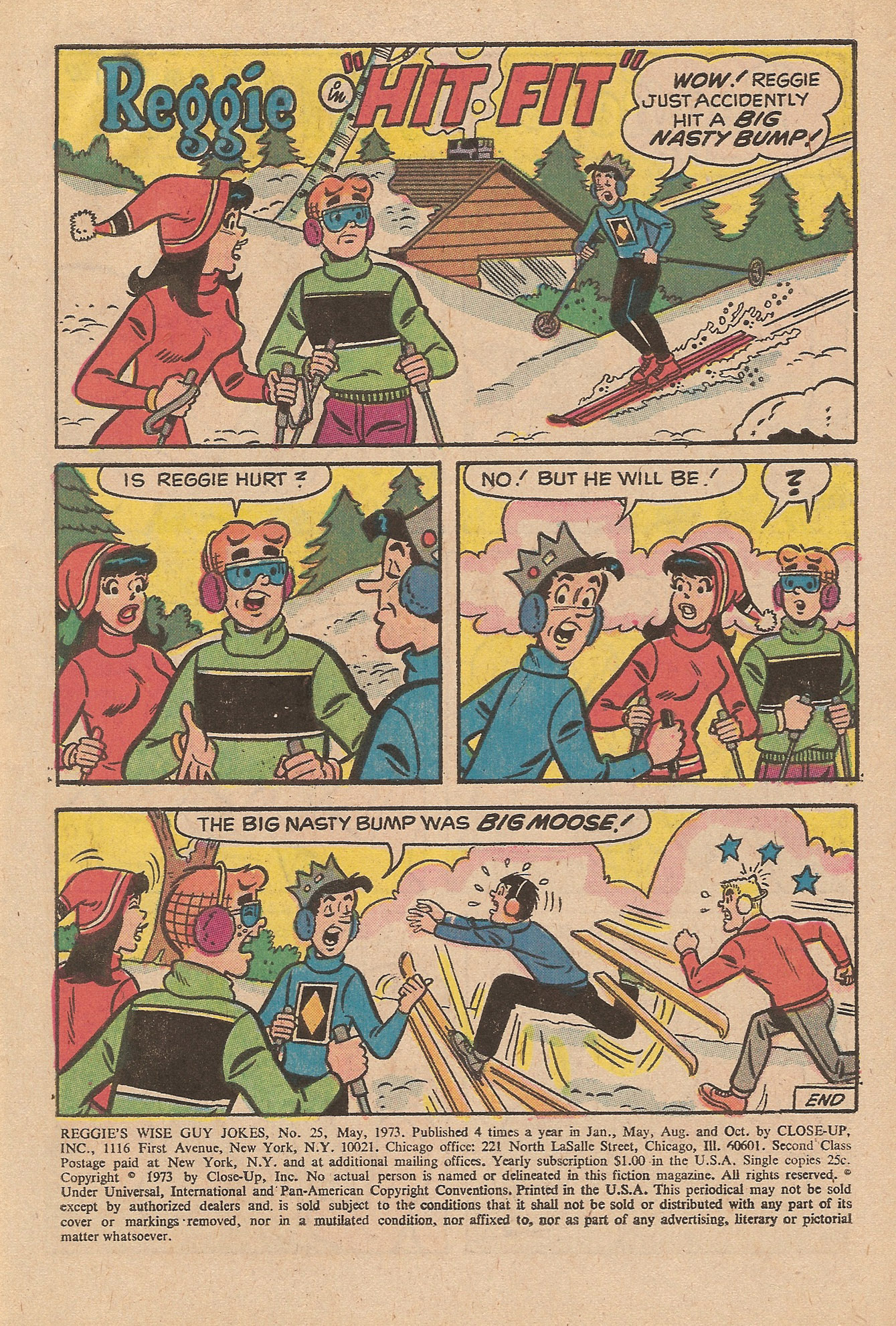 Read online Reggie's Wise Guy Jokes comic -  Issue #25 - 3