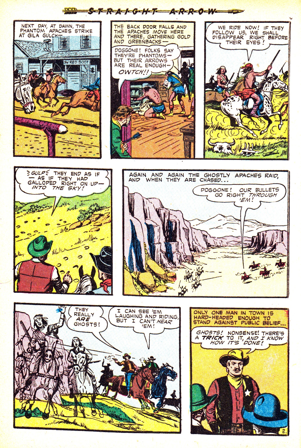 Read online Straight Arrow comic -  Issue #30 - 4