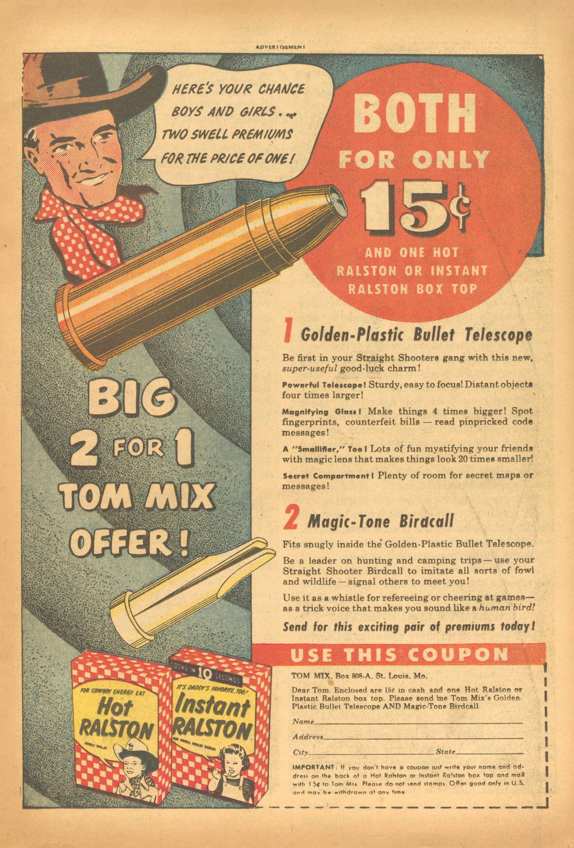 Read online Tom Mix Western (1948) comic -  Issue #28 - 23