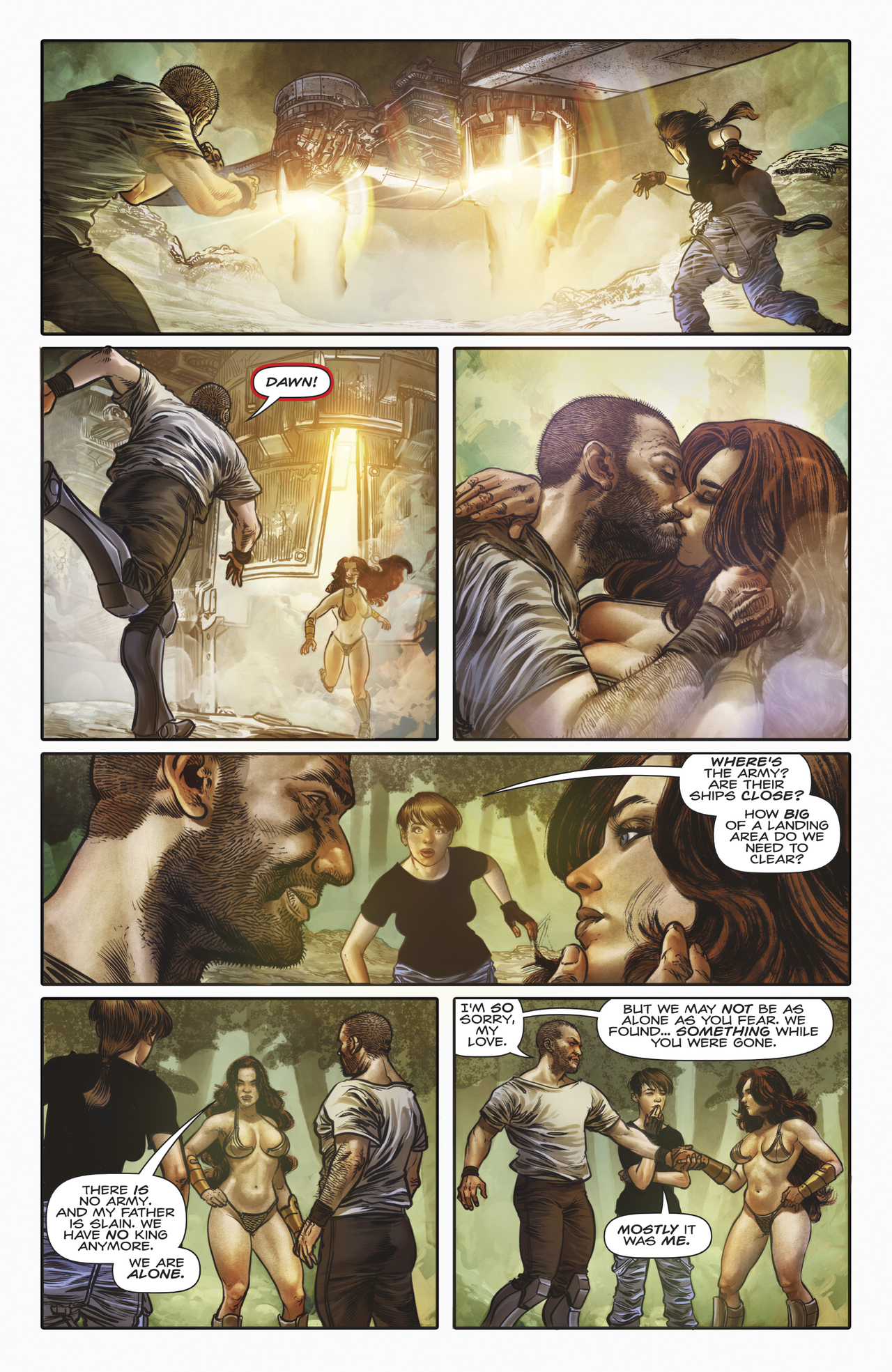 Read online Frank Frazetta's Dawn Attack comic -  Issue #4 - 22