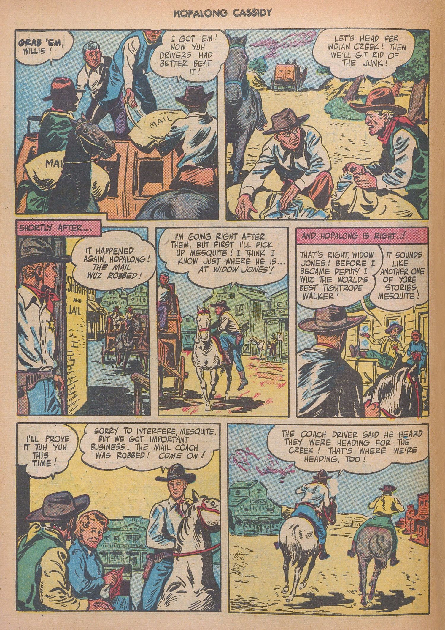 Read online Hopalong Cassidy comic -  Issue #6 - 42