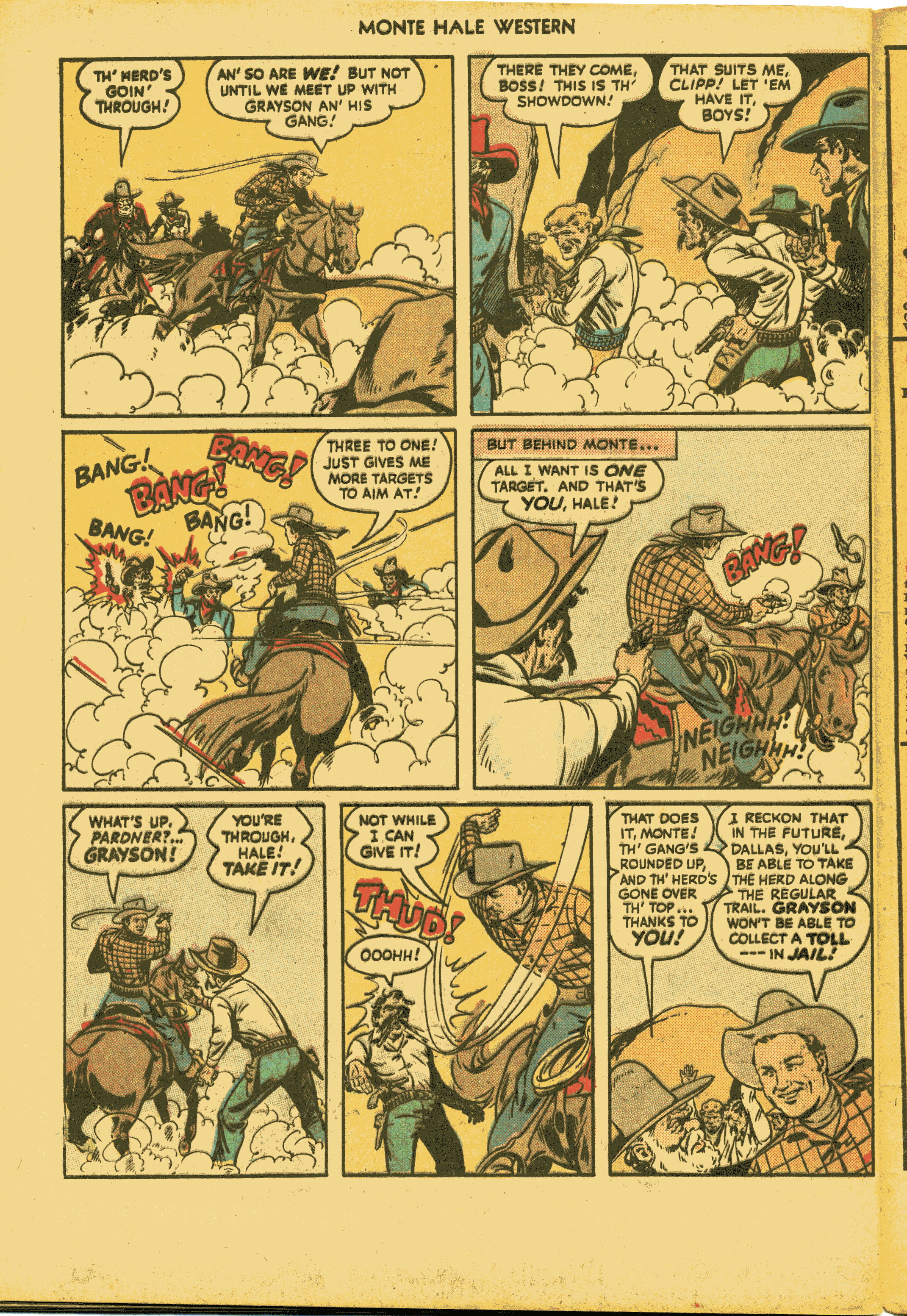 Read online Monte Hale Western comic -  Issue #31 - 48
