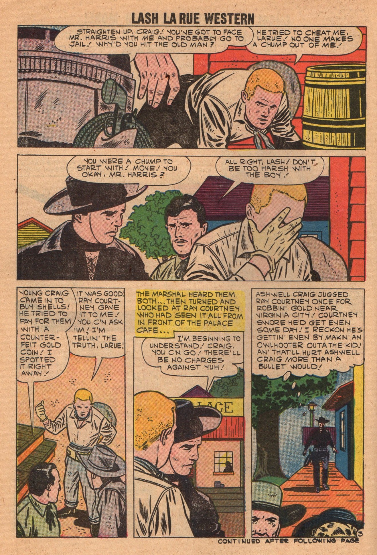 Read online Lash Larue Western (1949) comic -  Issue #78 - 14