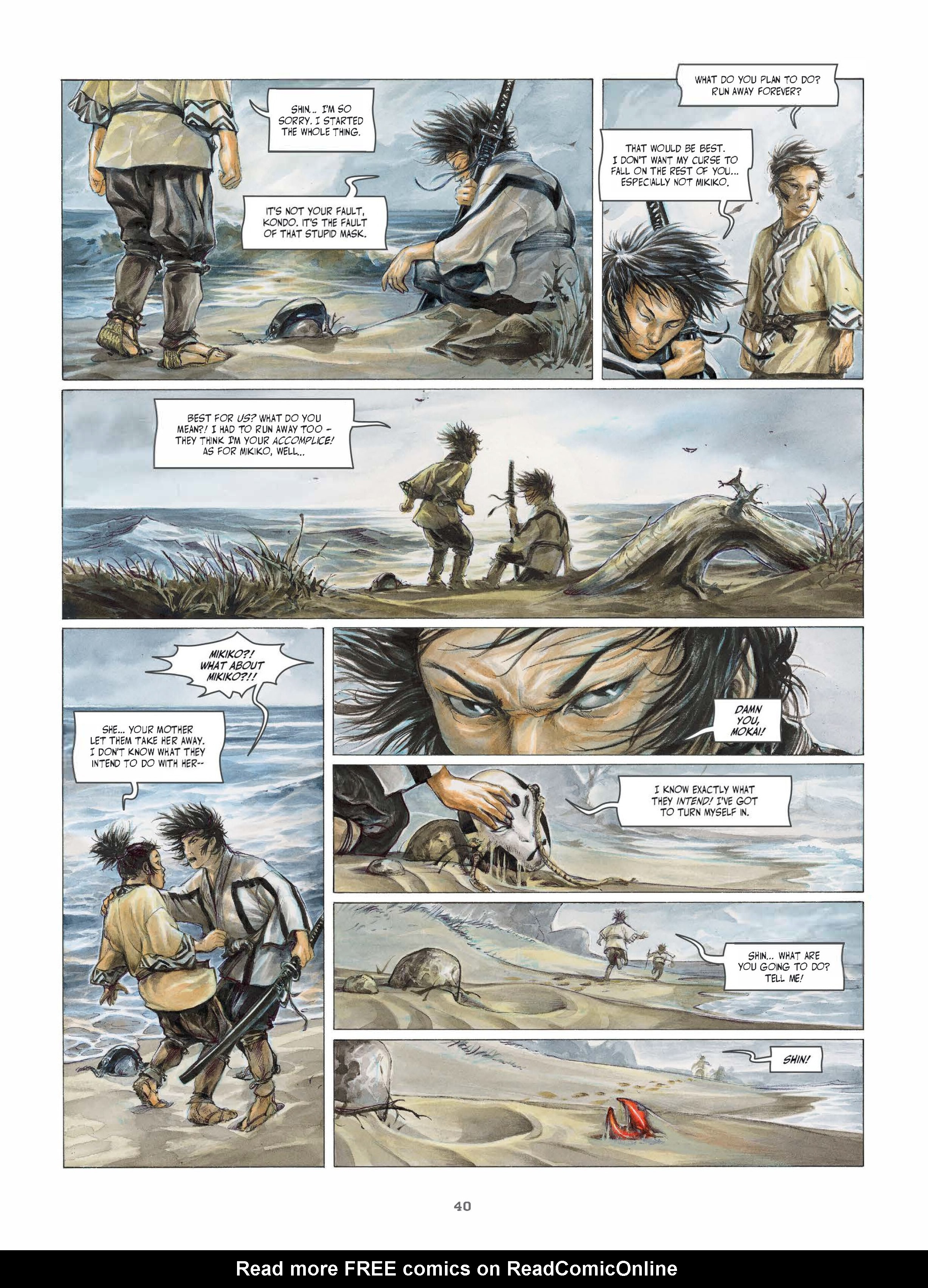 Read online Legends of the Pierced Veil: The Mask of Fudo comic -  Issue # TPB (Part 1) - 40