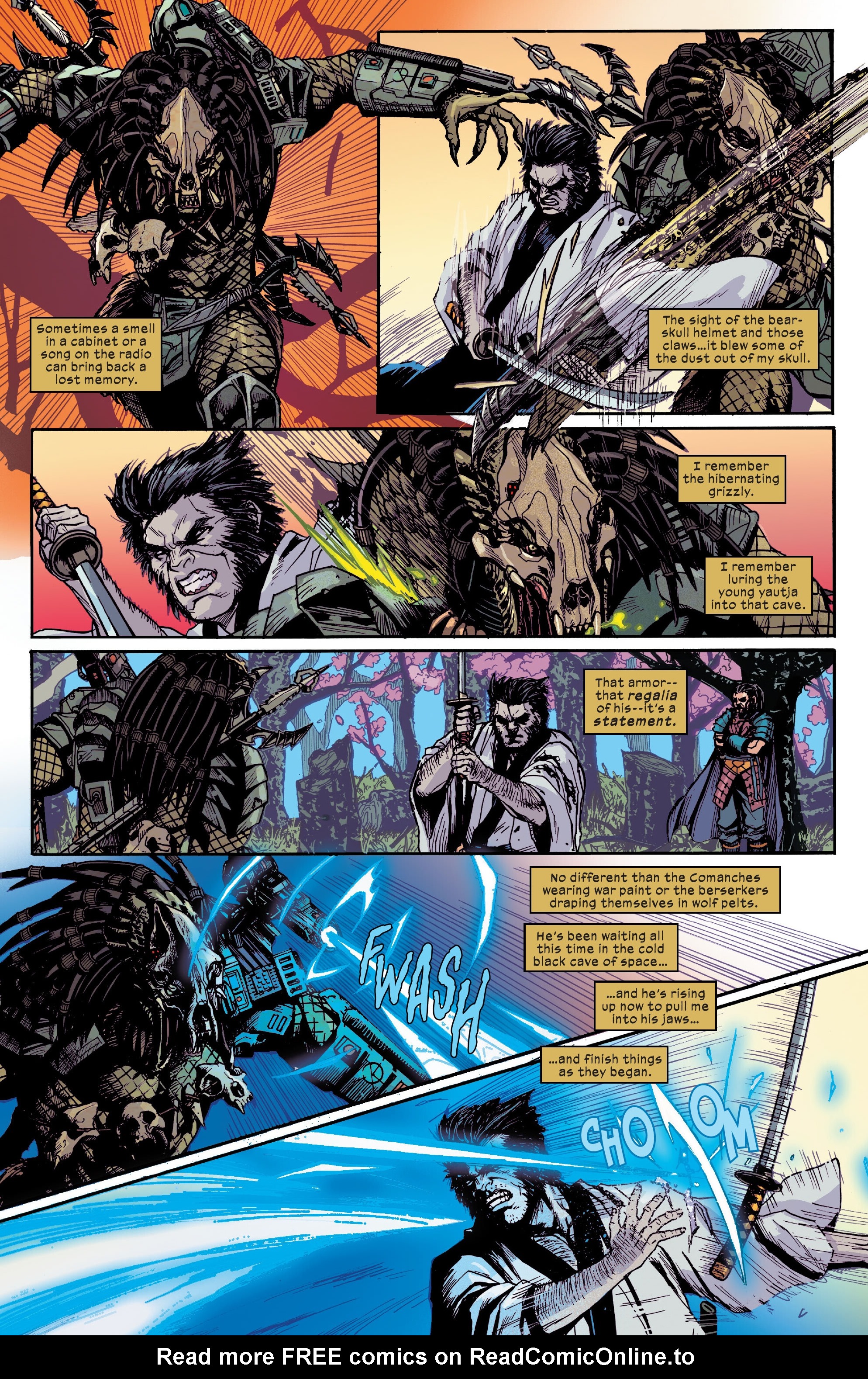 Read online Predator vs. Wolverine comic -  Issue #4 - 10