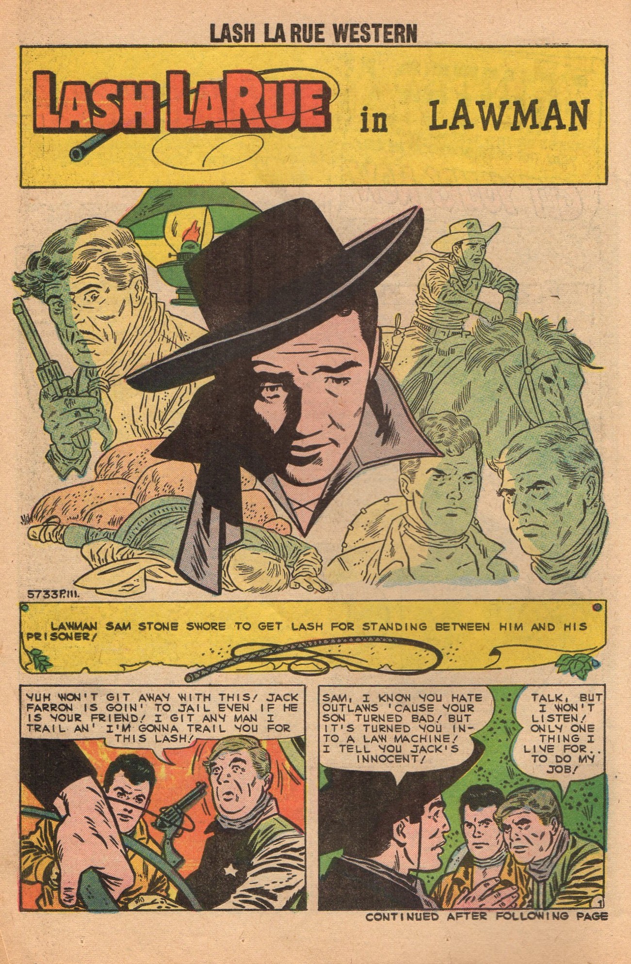 Read online Lash Larue Western (1949) comic -  Issue #76 - 14